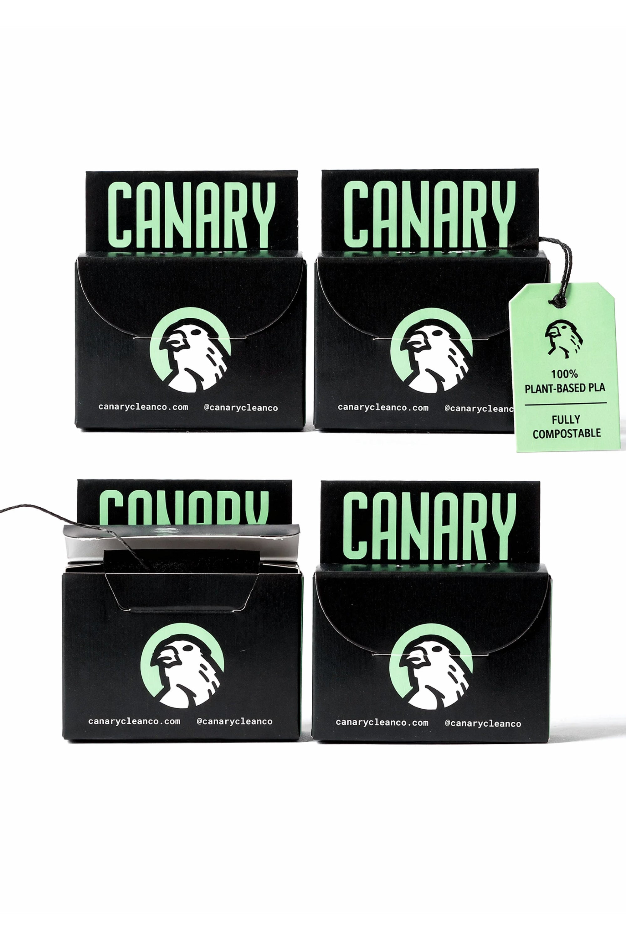 Dental Floss - Charcoal Mint - Plastic-Free and Vegan
