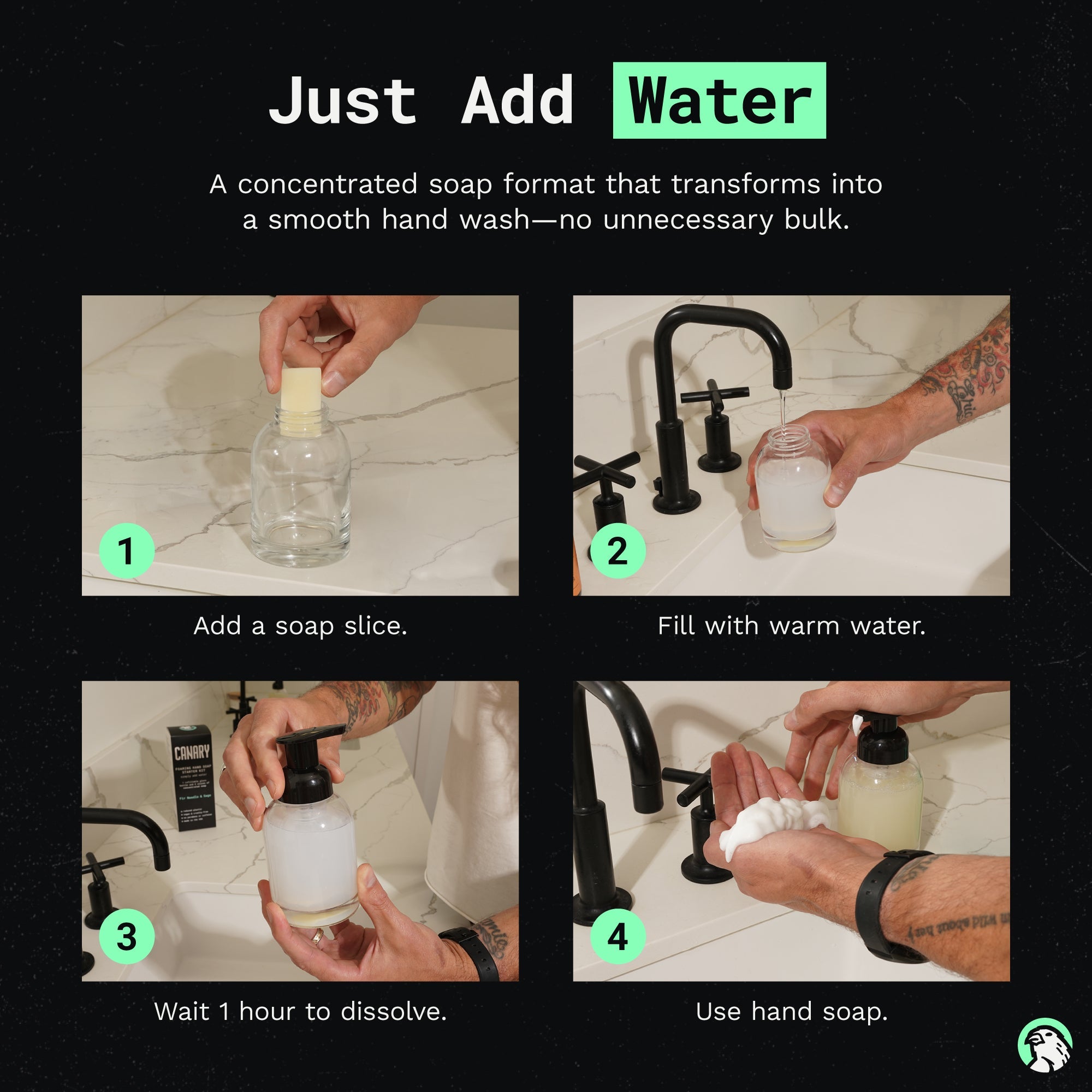 Cedar Mint Concentrated Hand Soap Refill Bars  | Plastic-Free & Zero Waste