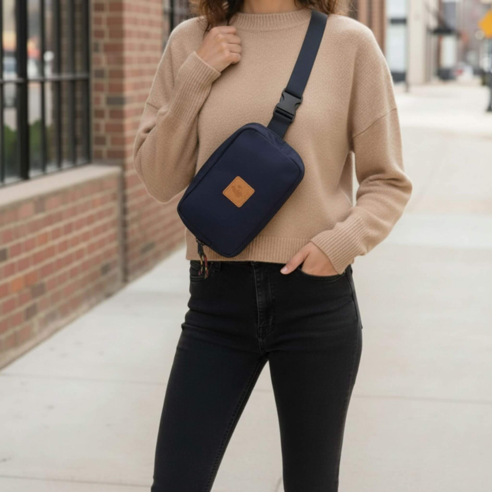 Canvas Crossbody Belt Bag Pouch, The Everywhere Belt Bag 1L
