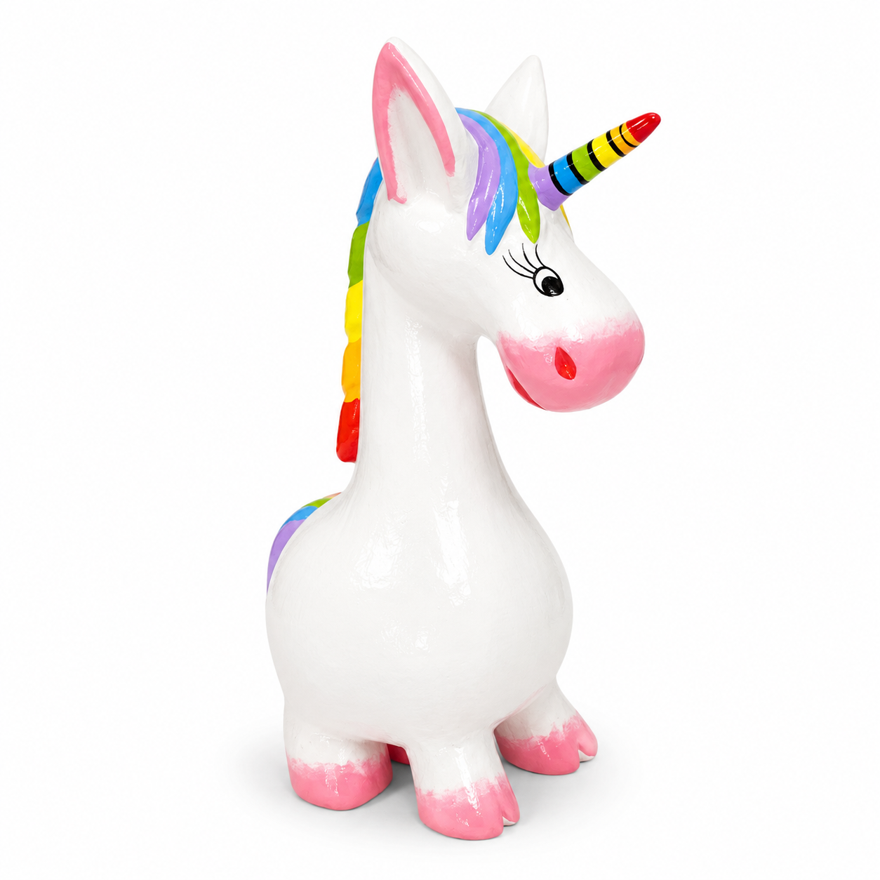 Wooden Unicorn Decoration Figurine