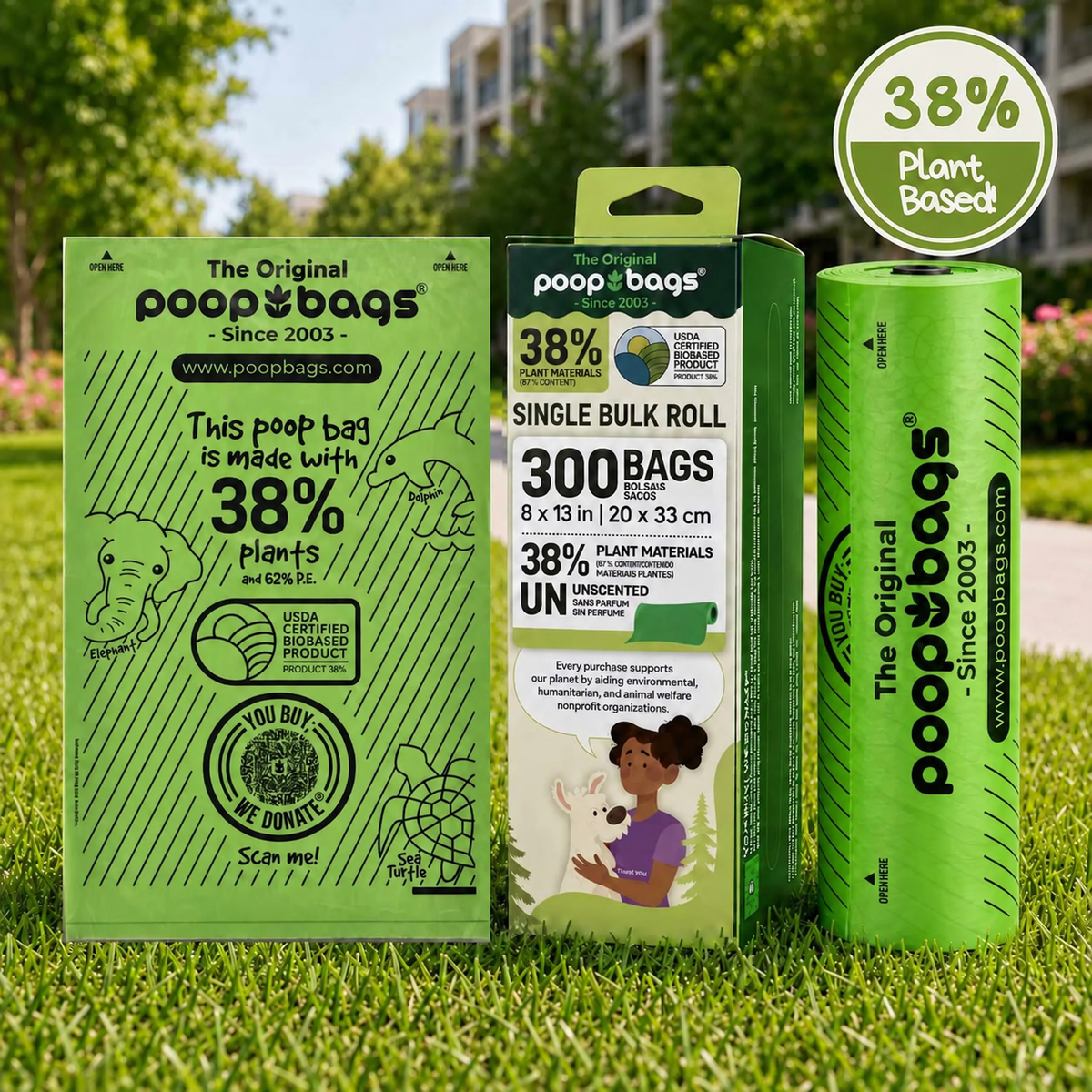 38% Plants Roll Bags