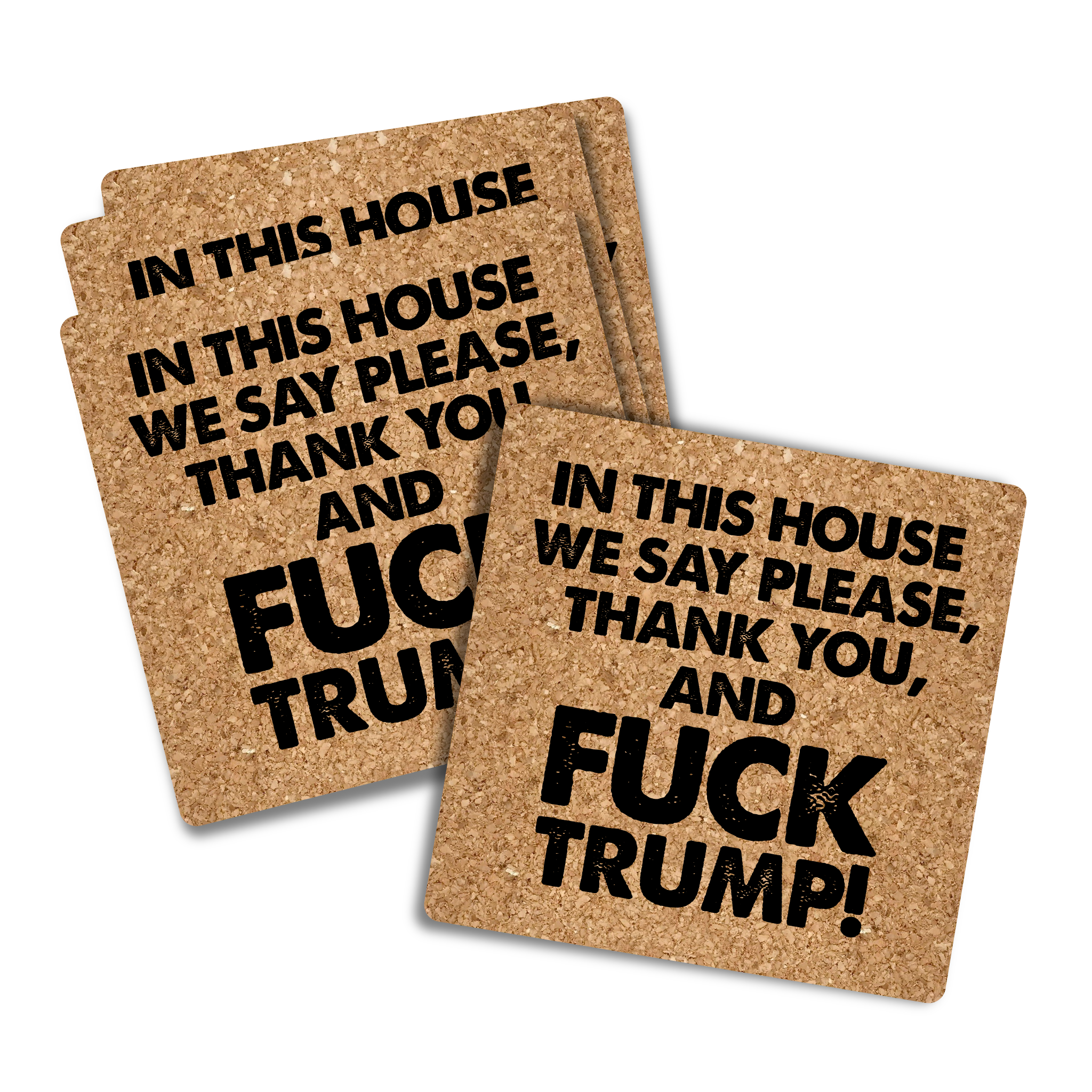 In This House Coasters (Set of 4)