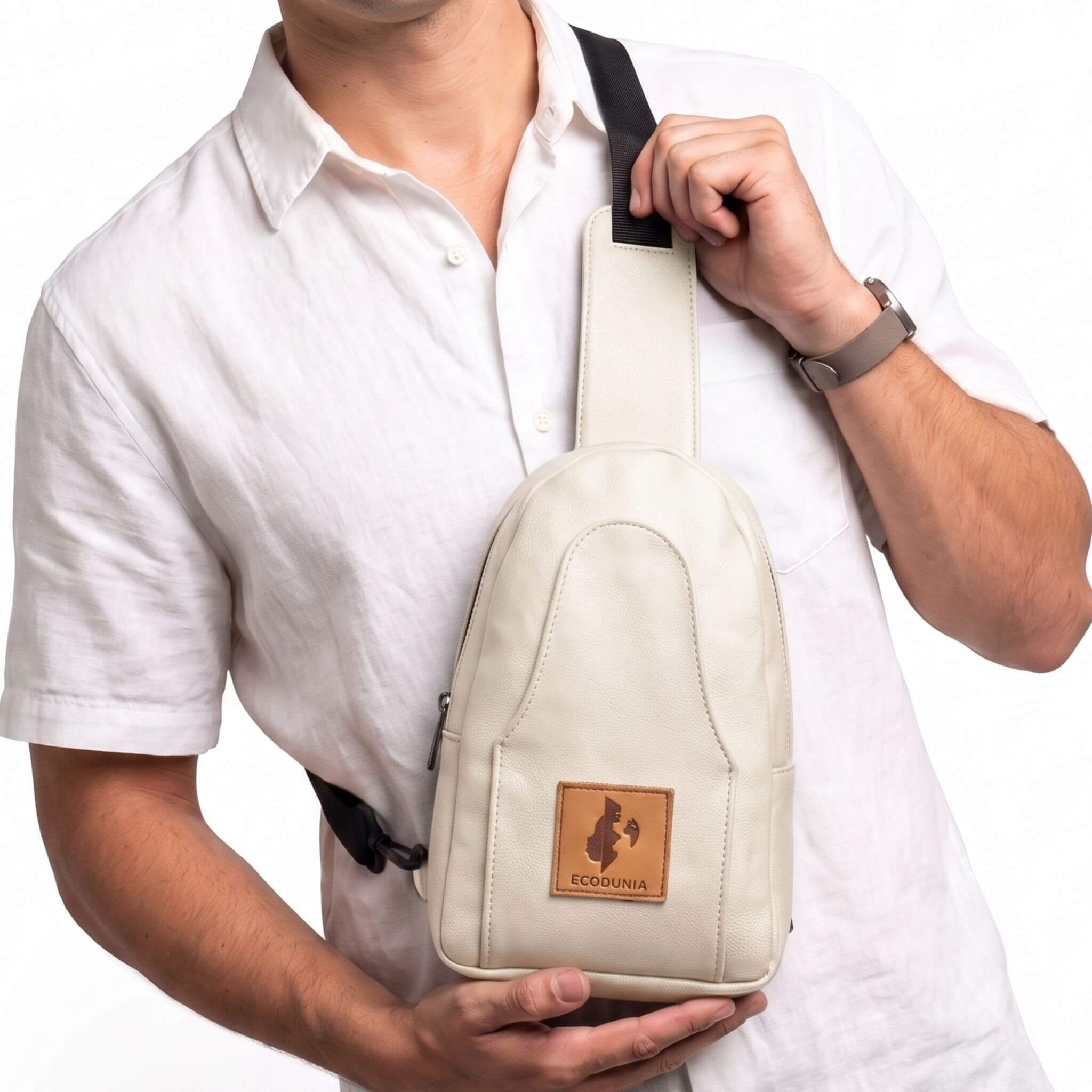 Small Vegan Leather Crossbody Sling Bag | Buru
