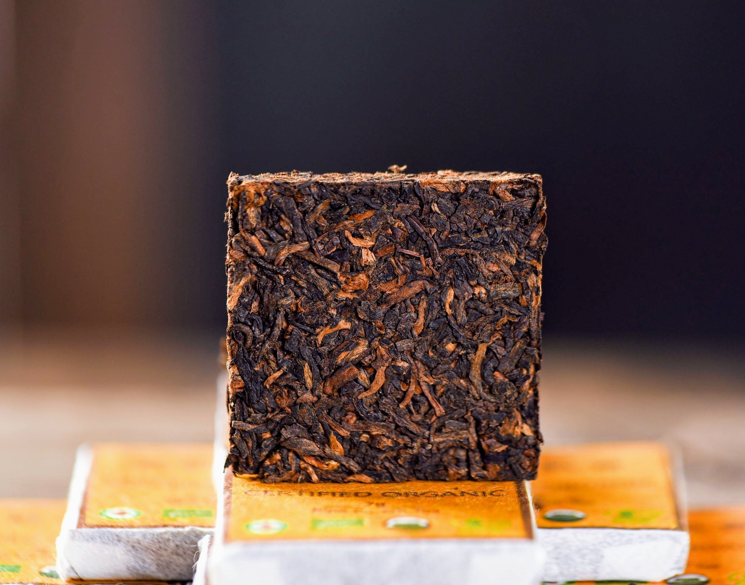 Organic Pu-erh Ripe Mini Bricks