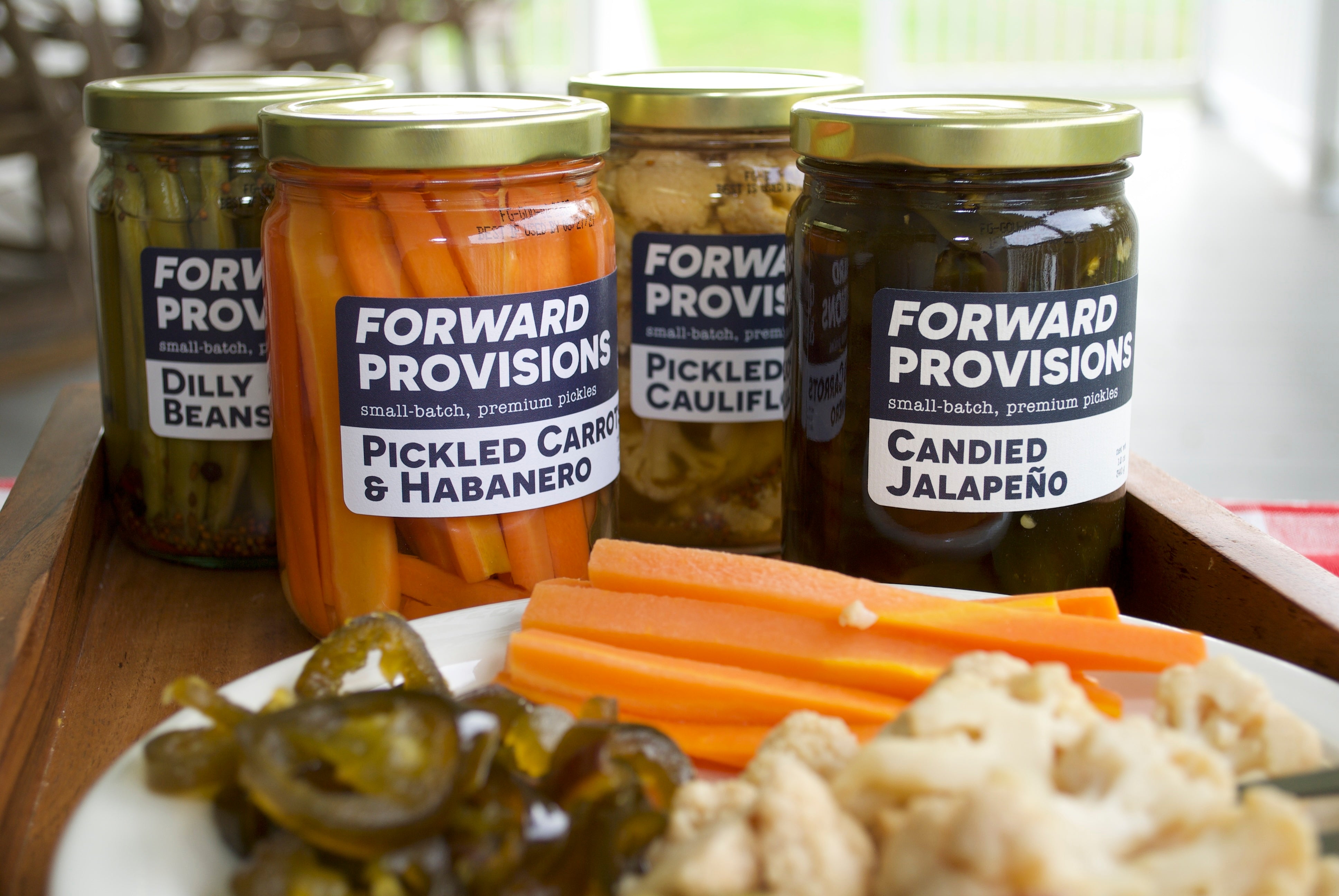 Forward Provisions-Pickled Curry Cauliflower-12 oz jars-12 per case