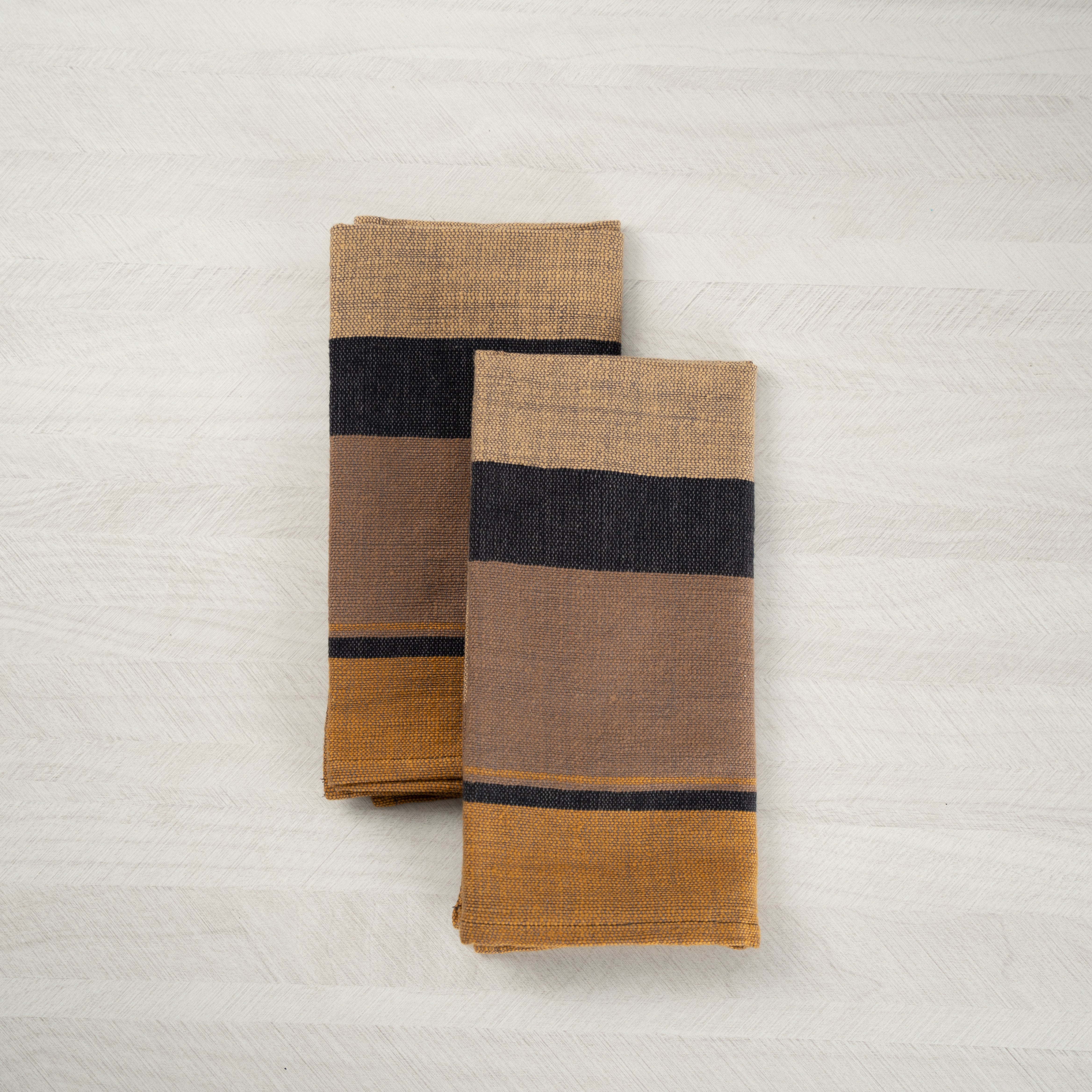 Dalol Handwoven Ethiopian Cotton Napkins | Set of 2