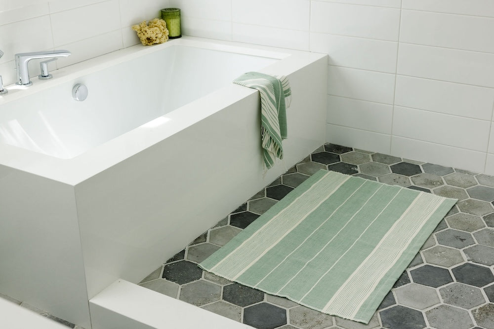 Dawa Handwoven Ethiopian Cotton Bath Mat