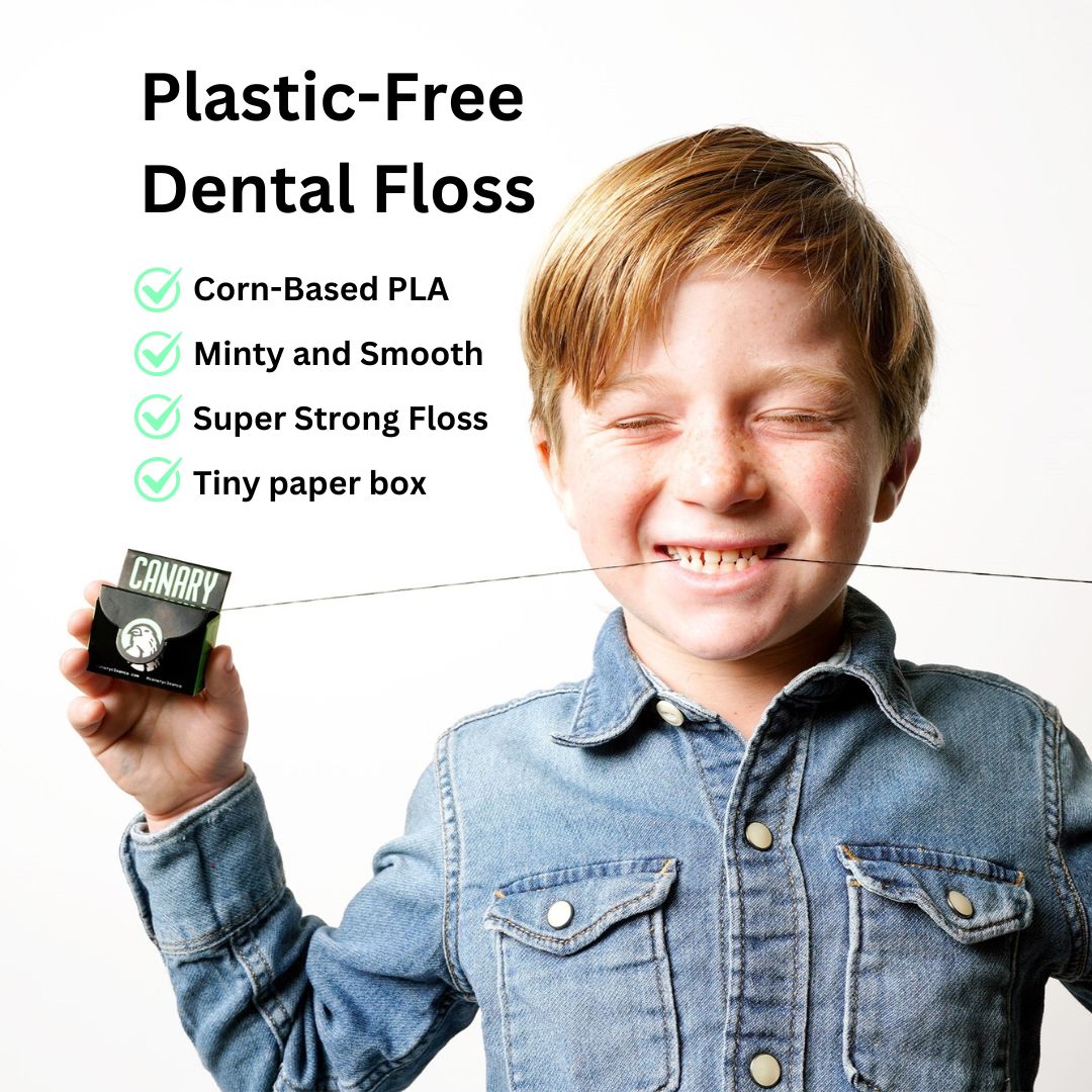 Dental Floss - Charcoal Mint - Plastic-Free and Vegan