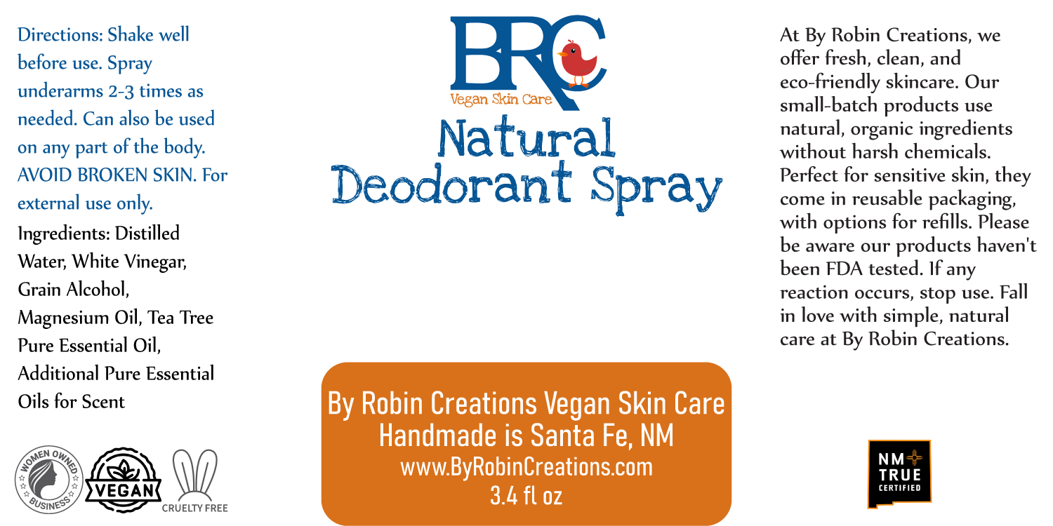 Natural Probiotic Deodorant Spray