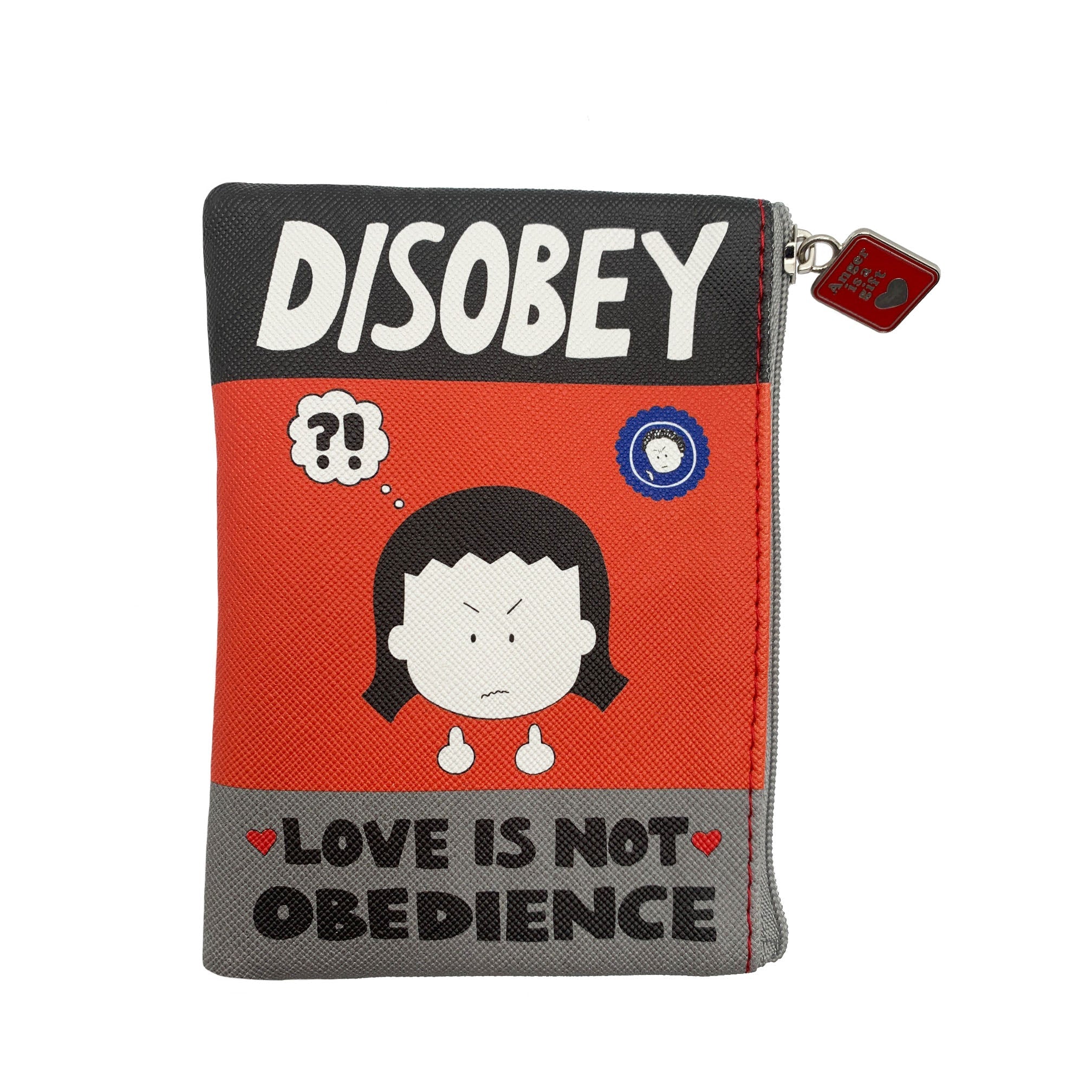 Disobey Love is Not Obedience Zippered Small Pouch