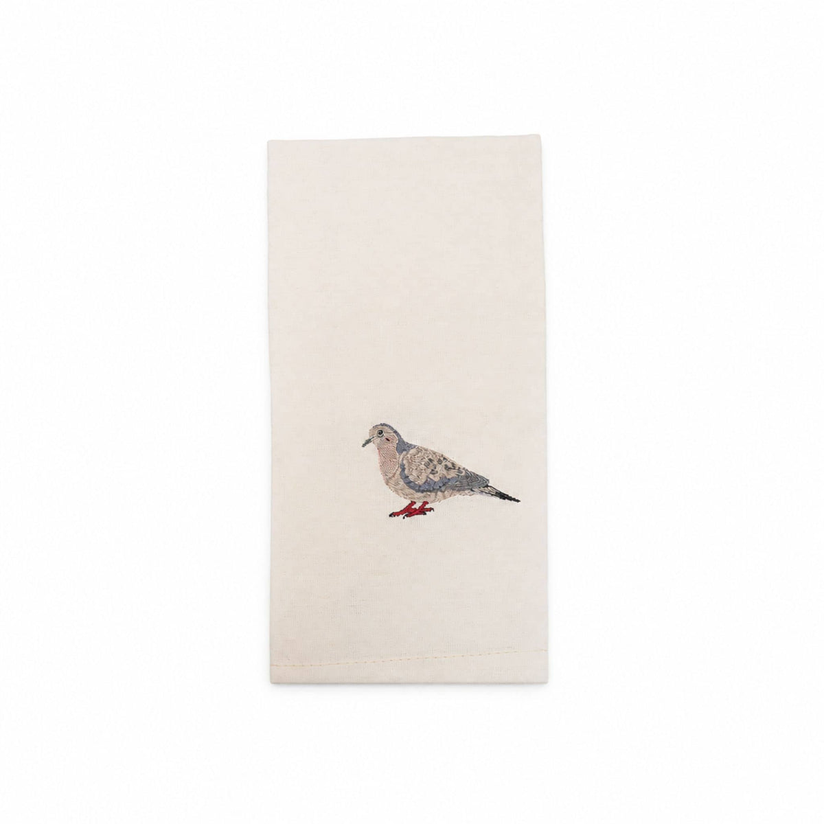 Bird Embroidered Cotton Tea Towels - Handmade Kitchen Gift