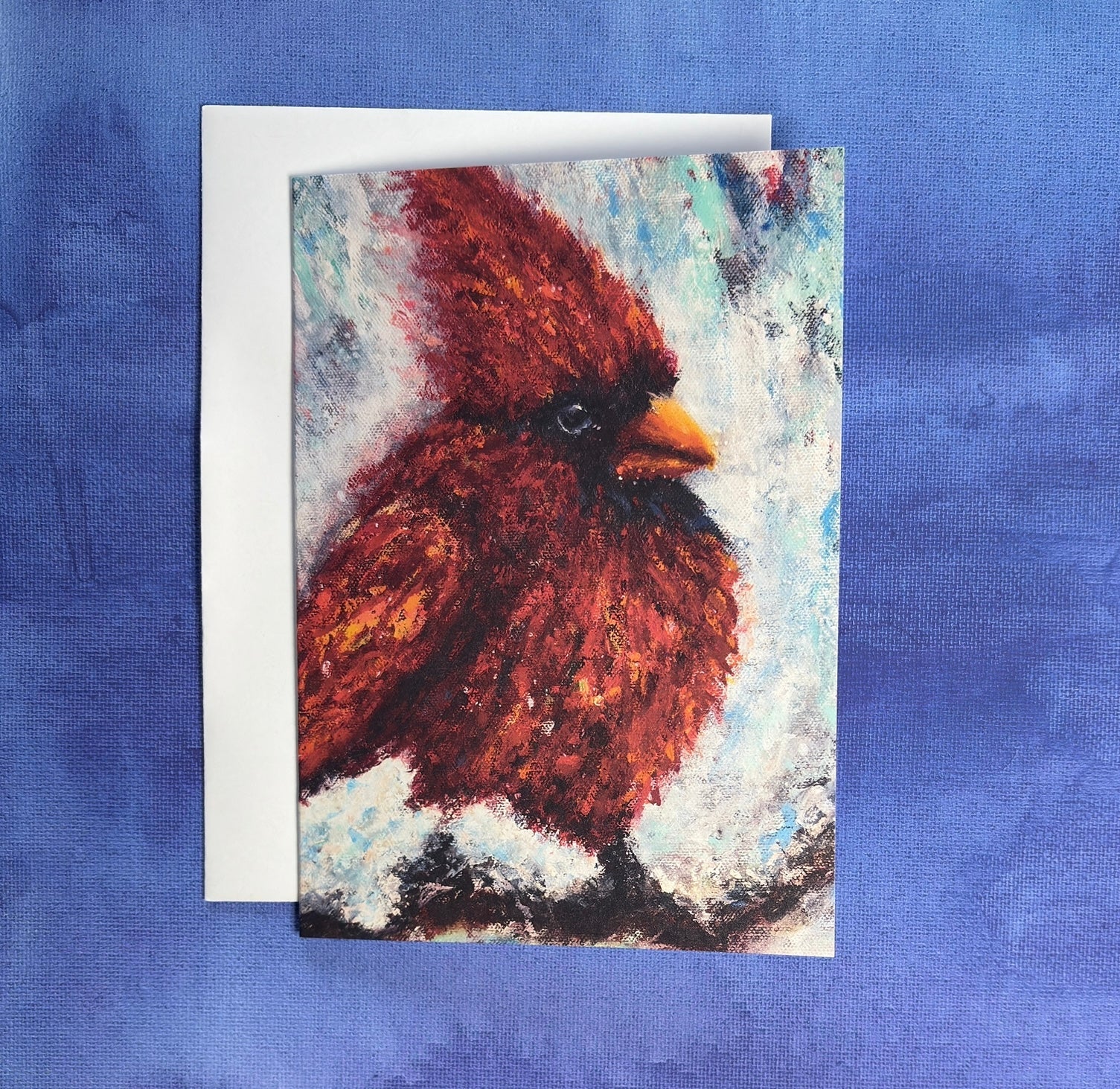 Frost & Fire Cardinal - Greeting Card
