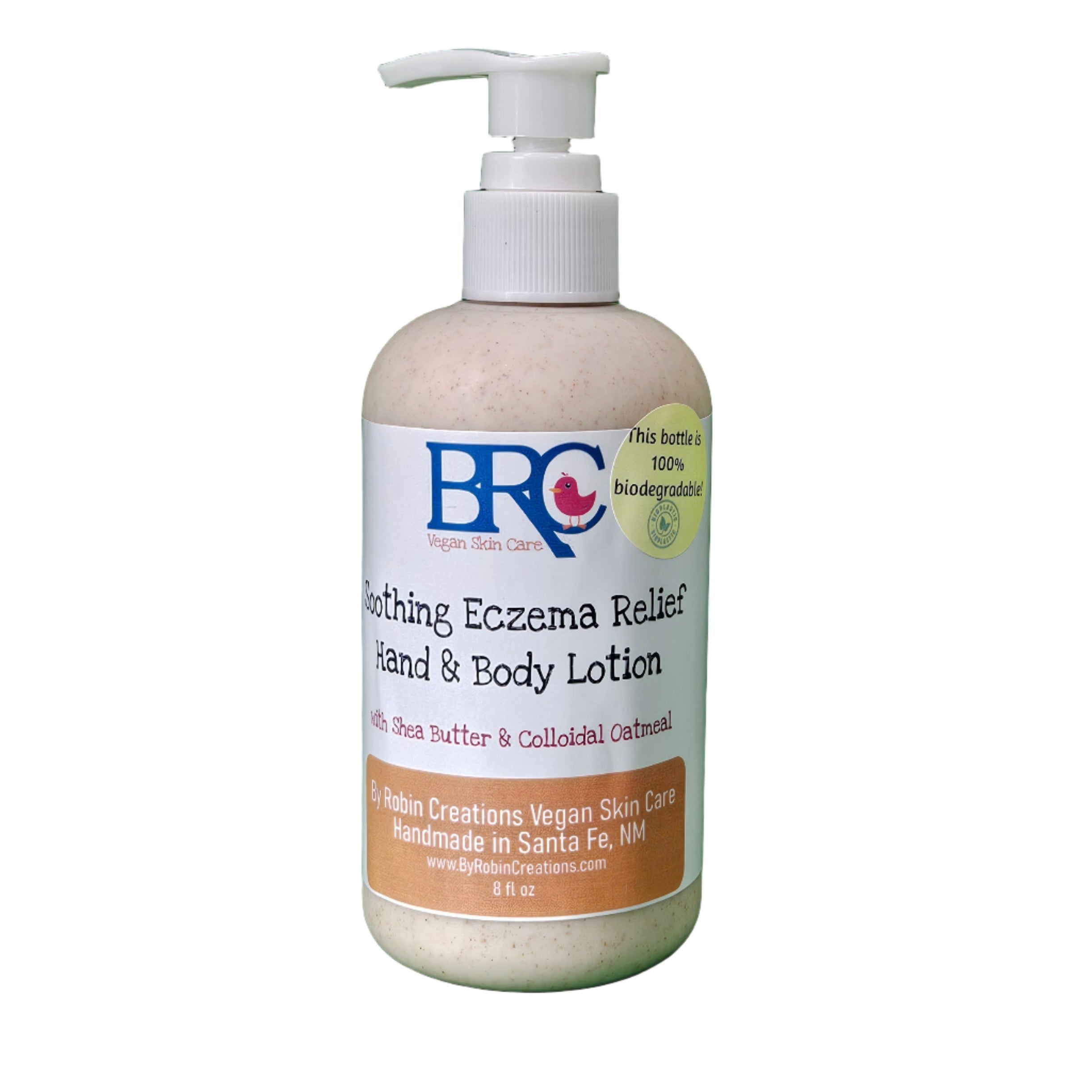 New! Eczema Relief Hand & Body Lotion - Now in a 100% Biodegradable Bottle!