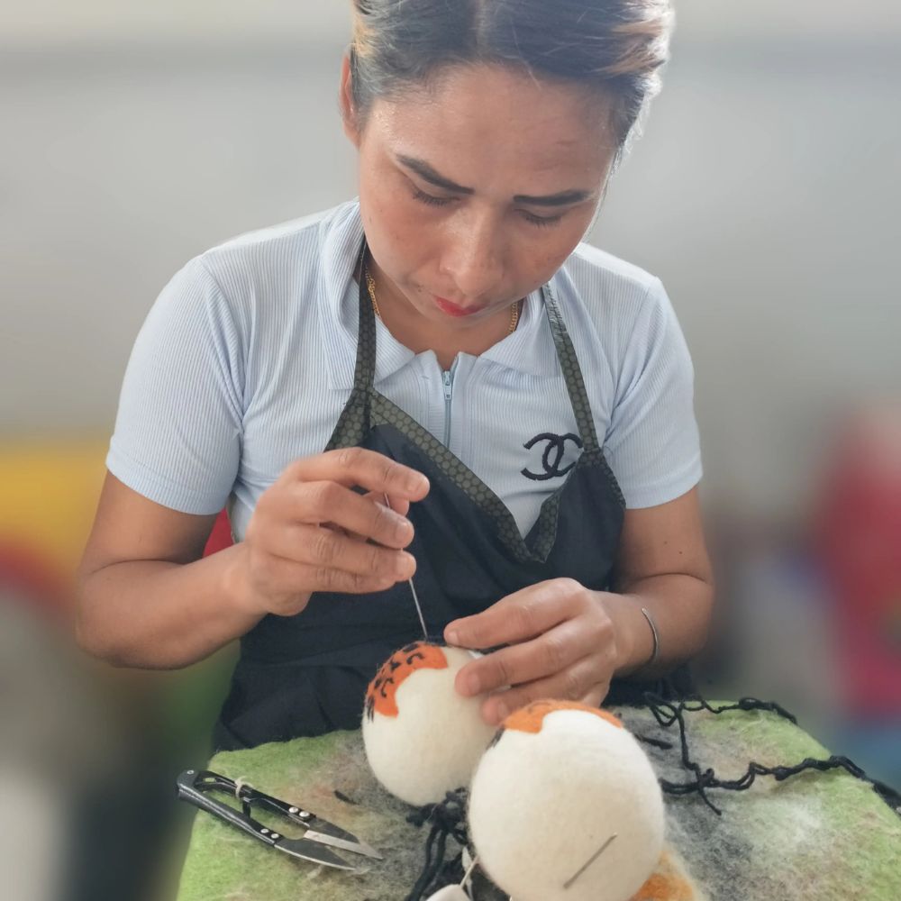 Set of 3 Eco Wool Dryer Balls - Dogs