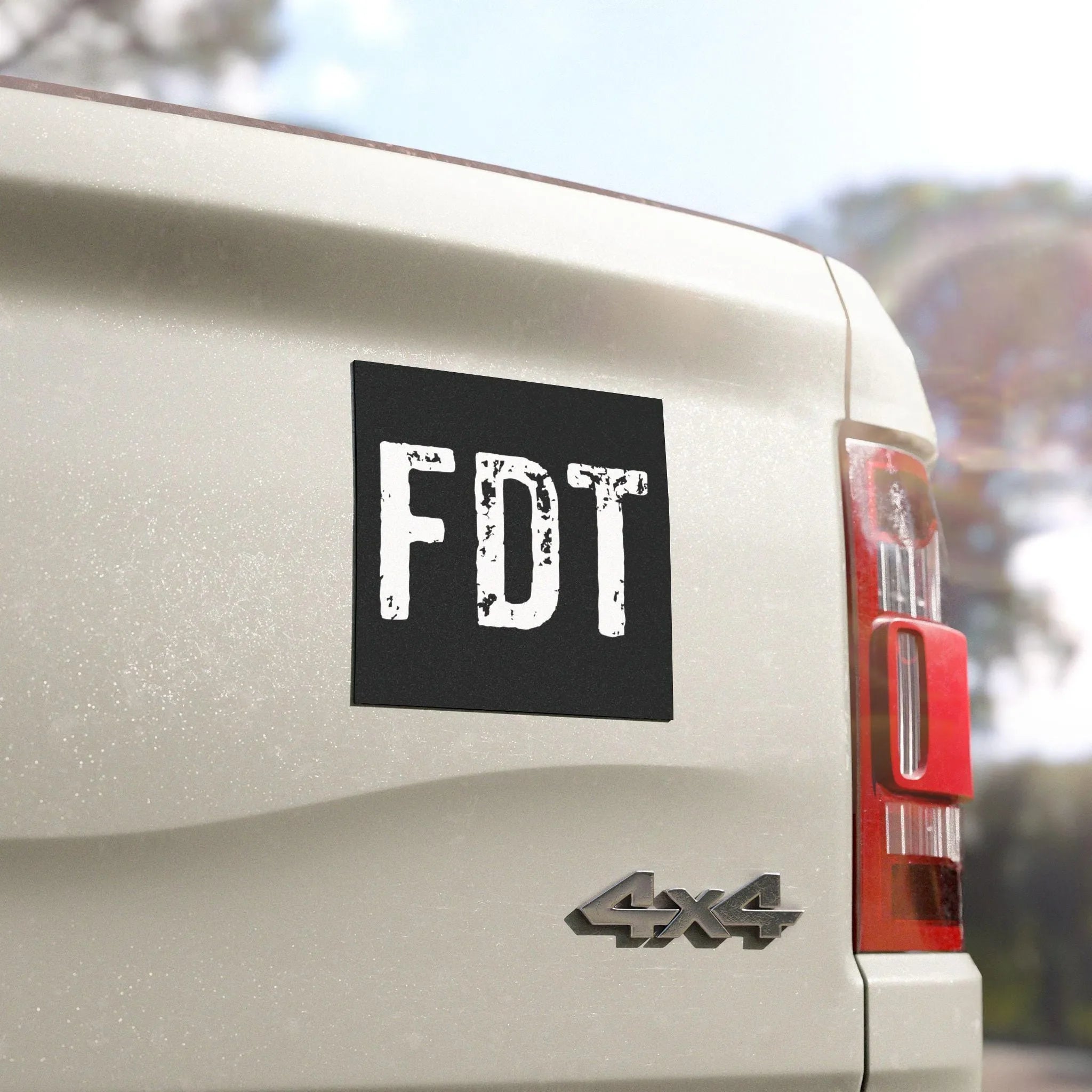 FDT Car Magnet, Subtle Anti-Trump Weatherproof Magnet
