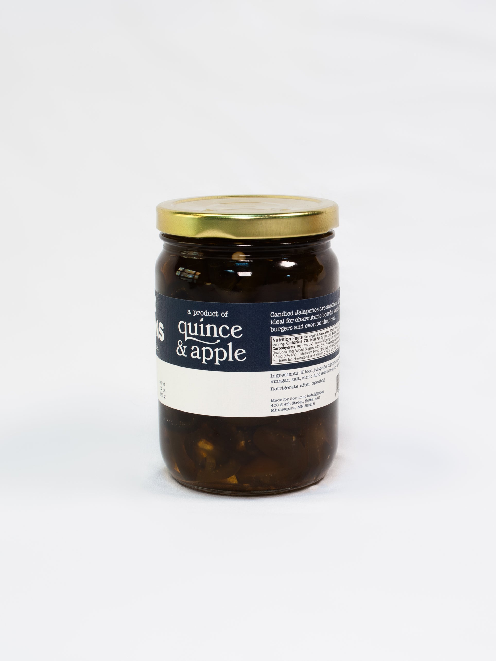 Forward Provisions-Candied Jalapenos-12 oz jars-12 per case