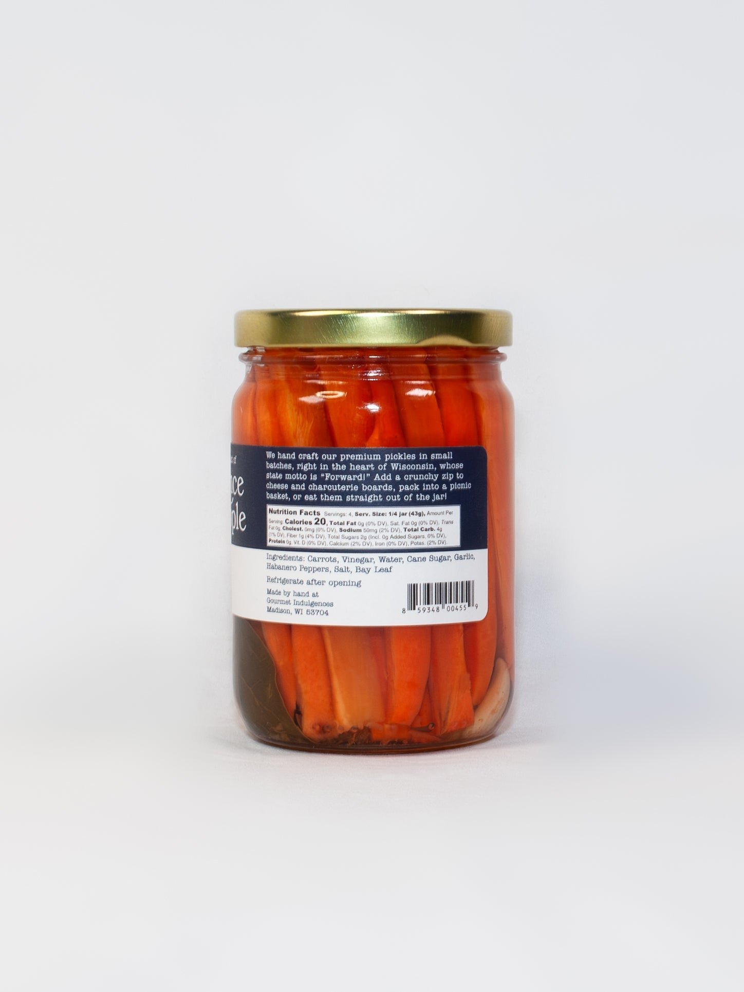 Pickled Carrots & Habanero