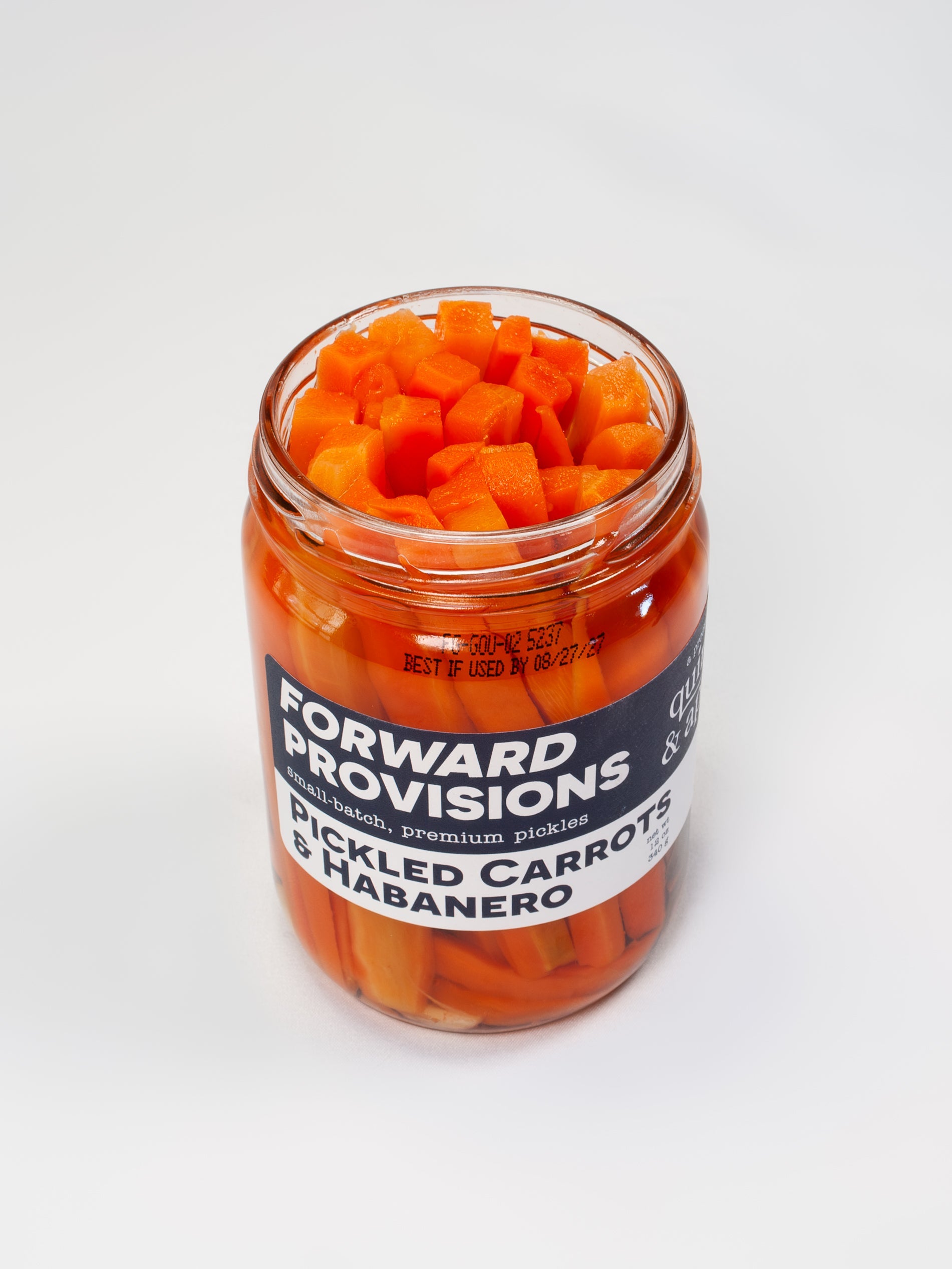 Forward Provisions-Pickled Carrots & Habanero-12 oz jars-12 per case