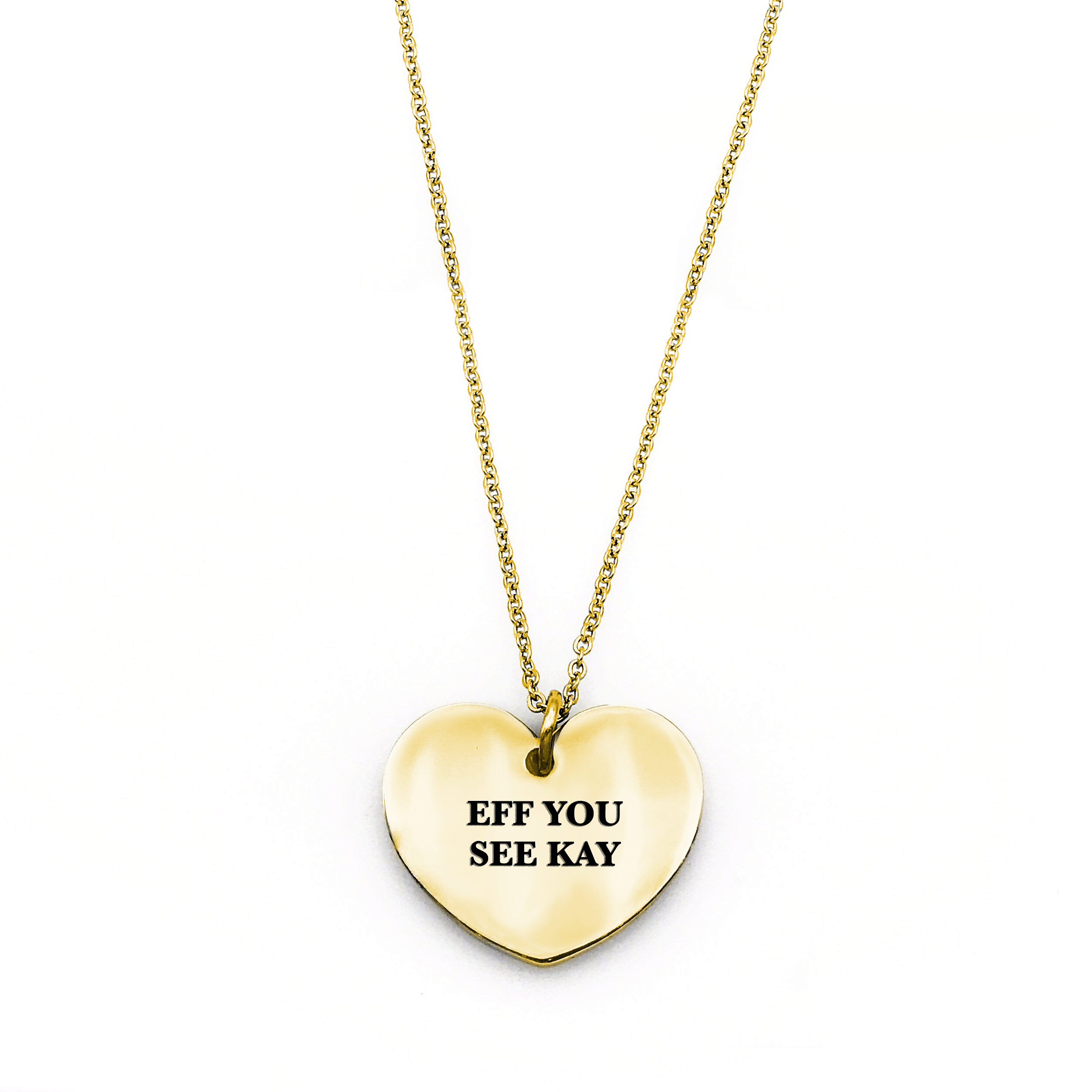Eff You See Kay Necklace