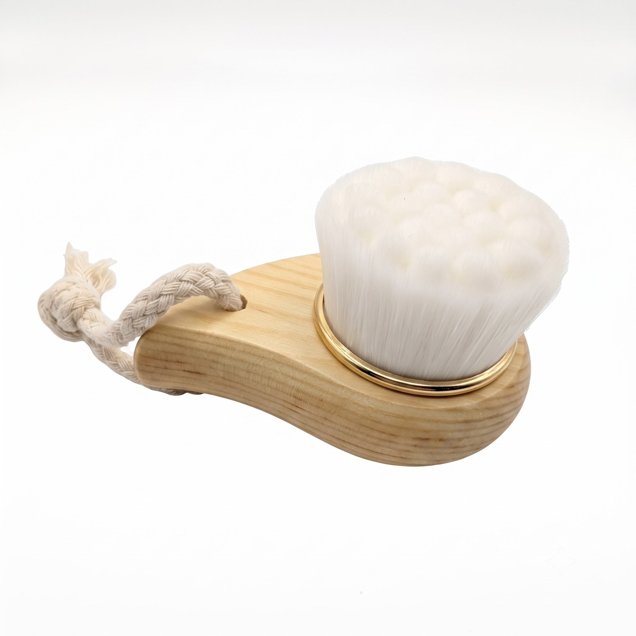 Facial Brush with Bamboo Handle