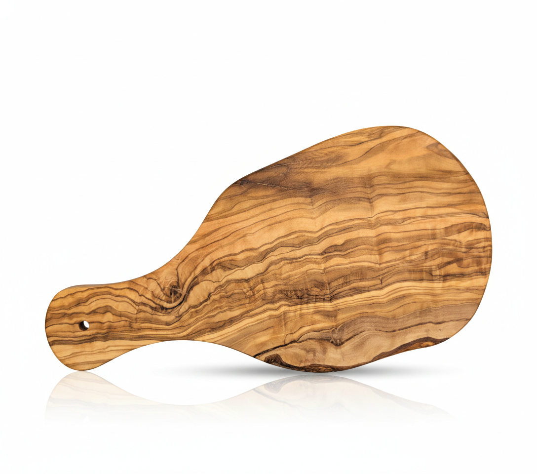 Original Olive Wood Cutting Board with Handle