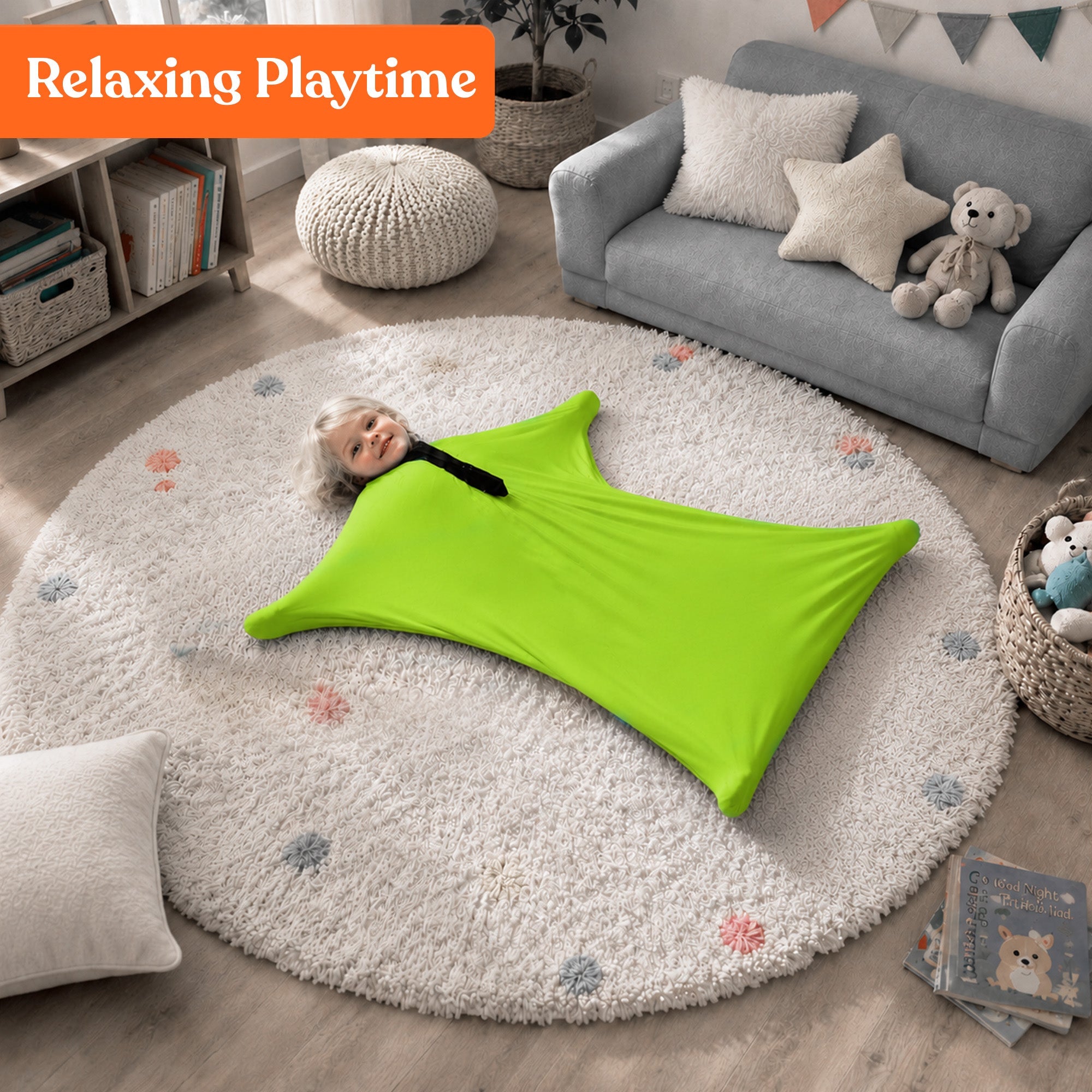Sensory Stretchy Body Sock - New Snap Closure