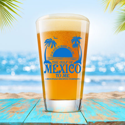 Gulf of Mexico Pint Glass