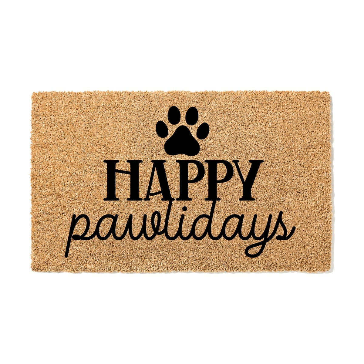 Happy Pawlidays Christmas Doormat