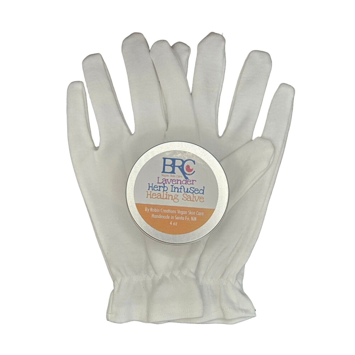 Intense Herb-Infused Healing Balm + Cotton Gloves Set - Adult & Children Sizes