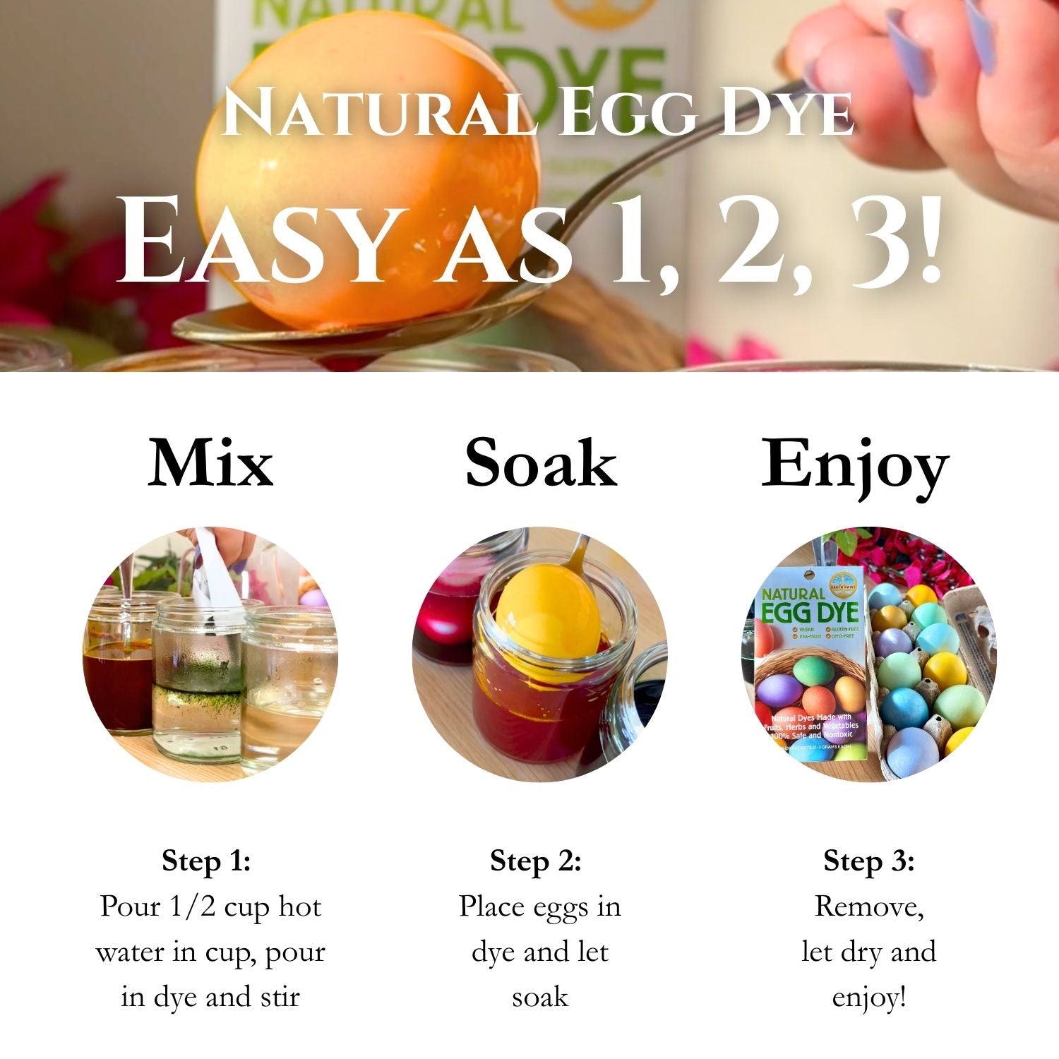 Natural Easter Egg Paint & Dye Set