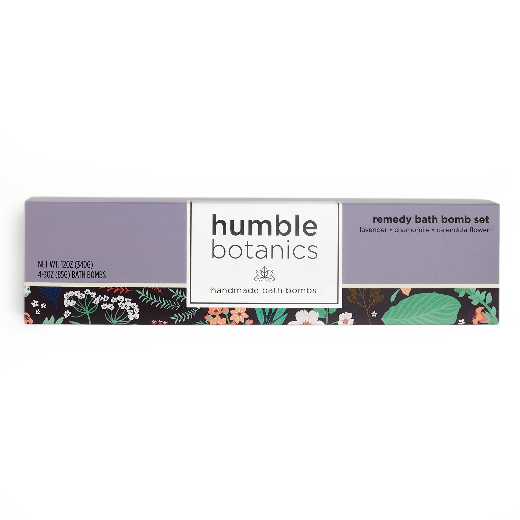 Remedy Bath Bomb Set – Lavender, Chamomile & Calendula for Relaxation