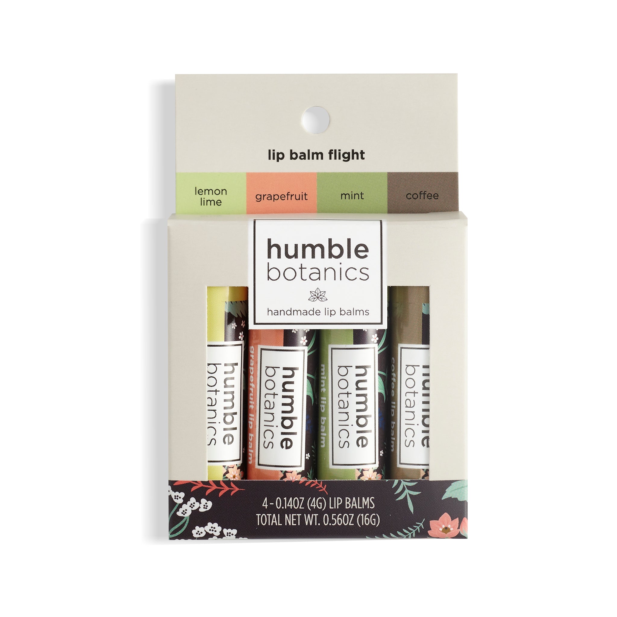 Botanics Lip Balm Flight – Hydrating Multipack with 4 Flavors