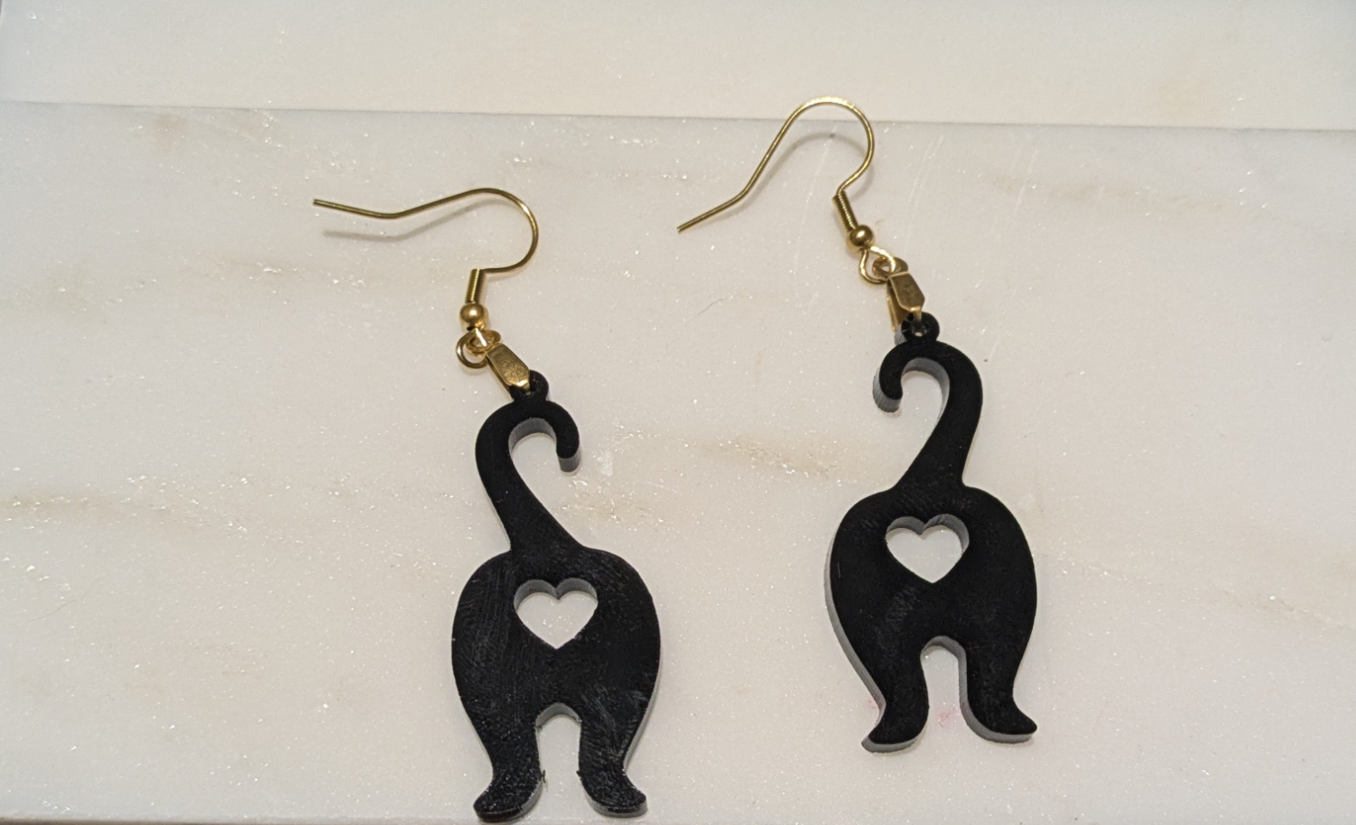 Earrings - Cat butt