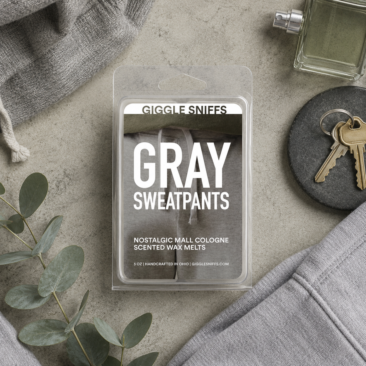 Gray Sweatpants Wax Melts