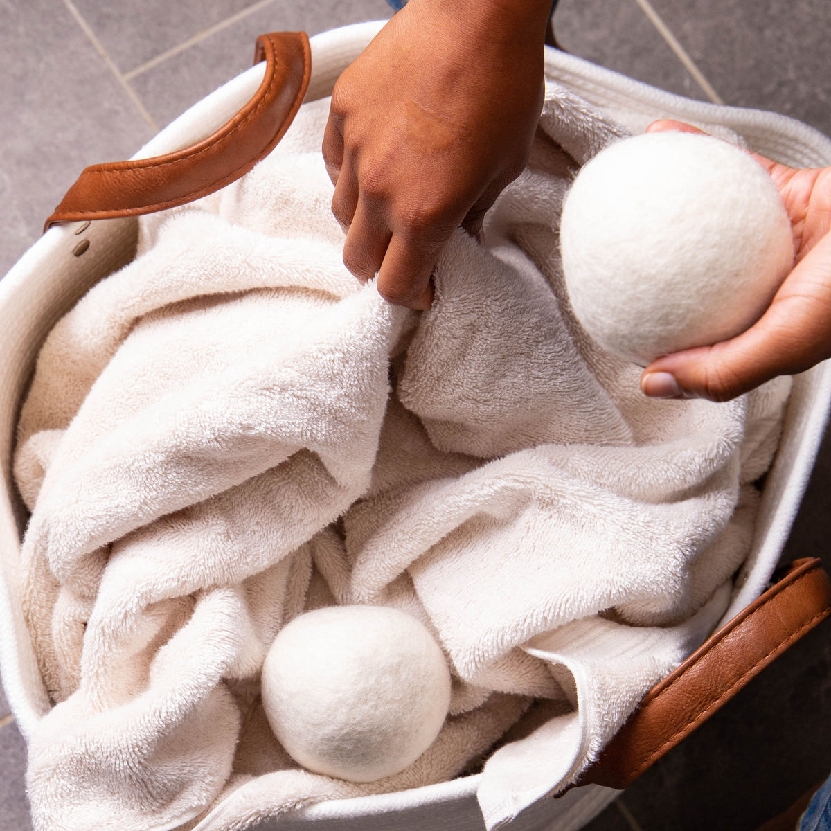 6 Pack 100% New Zealand Wool Dryer Balls