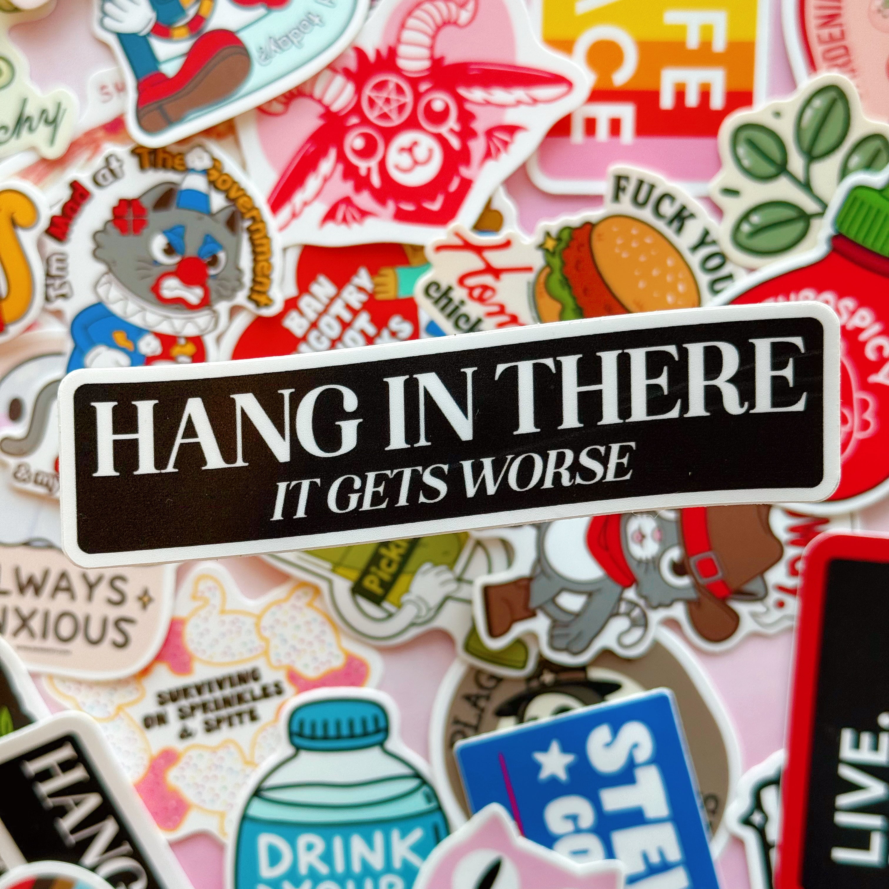 Hang in there Vinyl Sticker