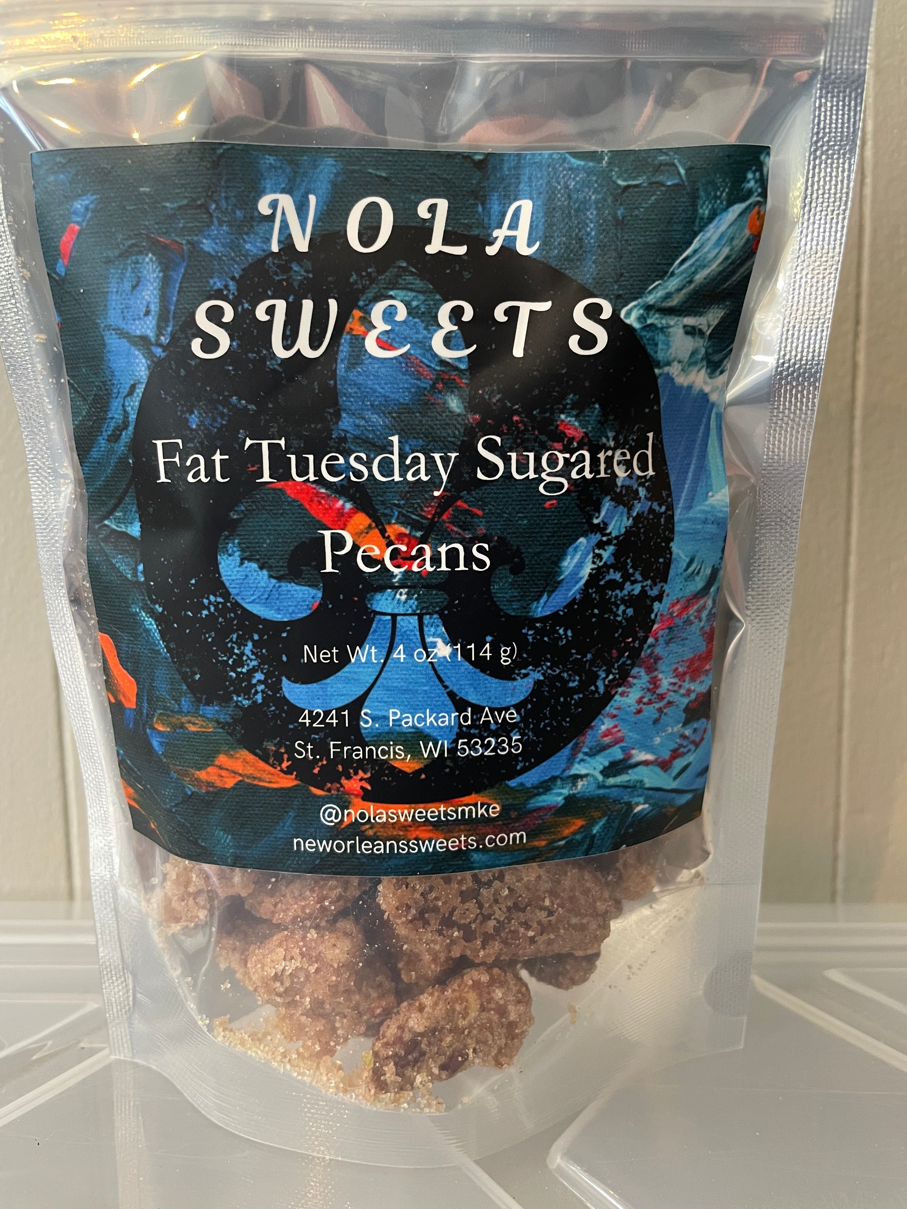 Fat Tuesday Sugared Pecans