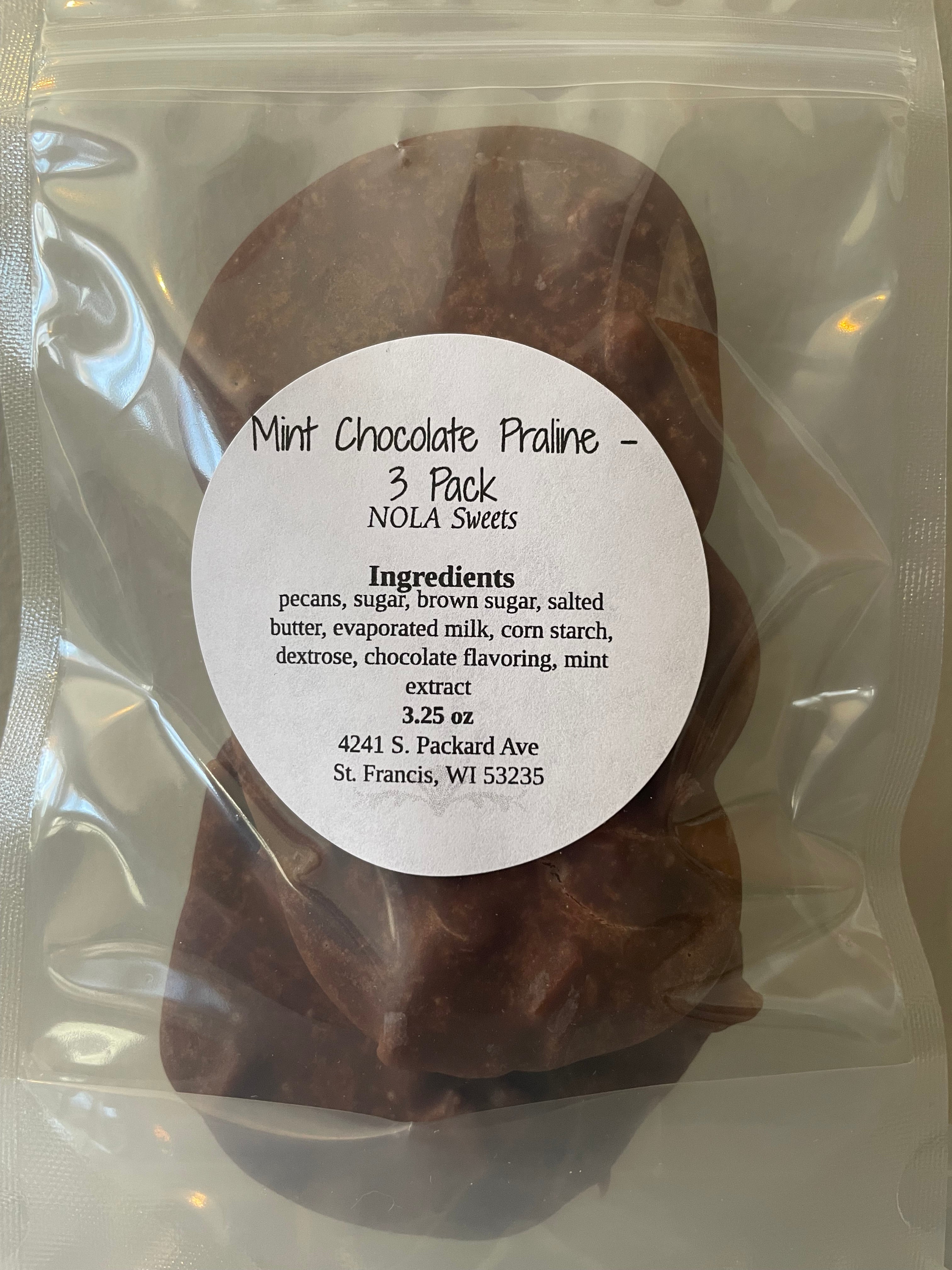 Mint Chocolate Praline - 3 Pack