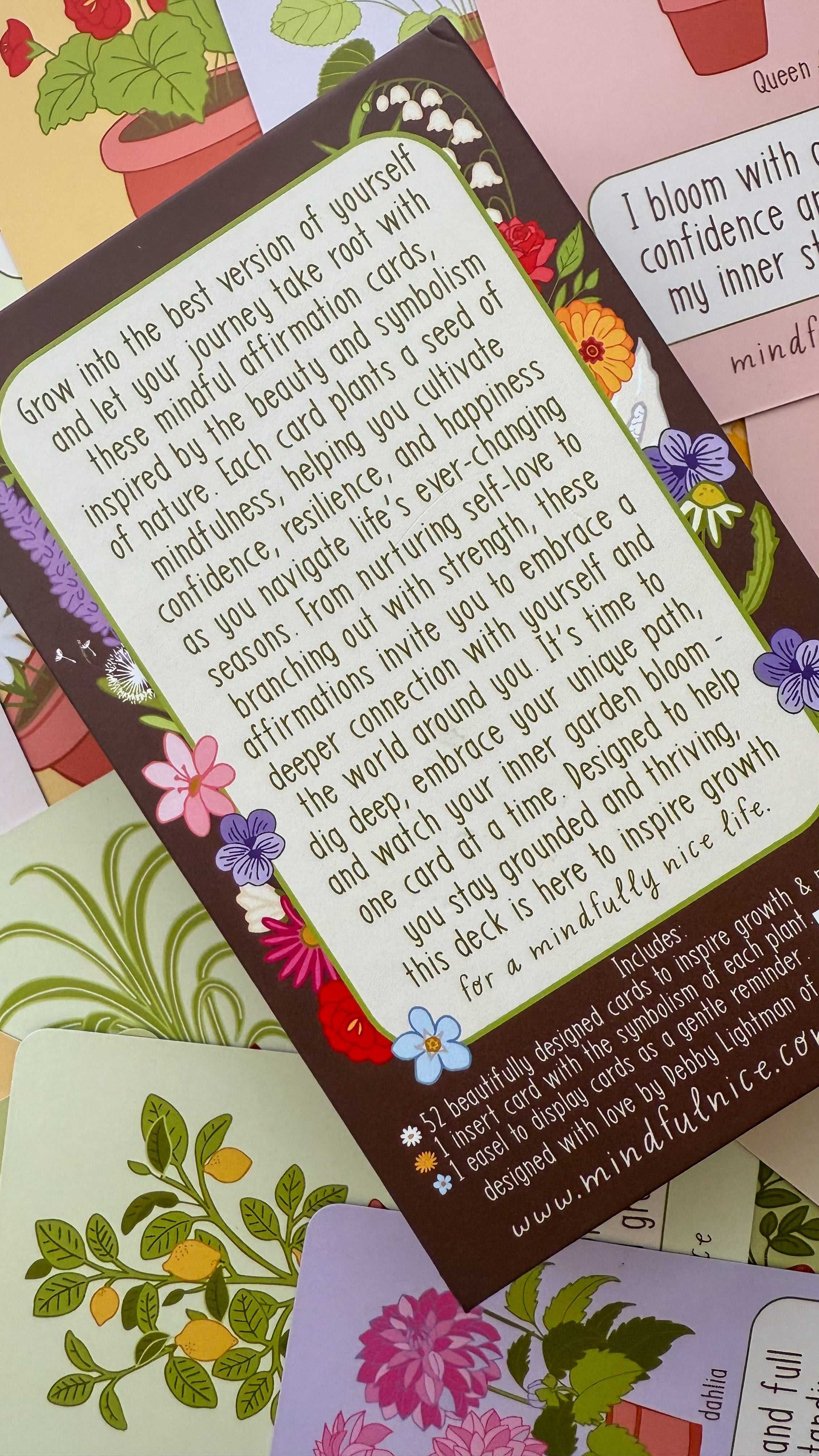 Grow With The Flow Daily Affirmation Cards to help you bloom