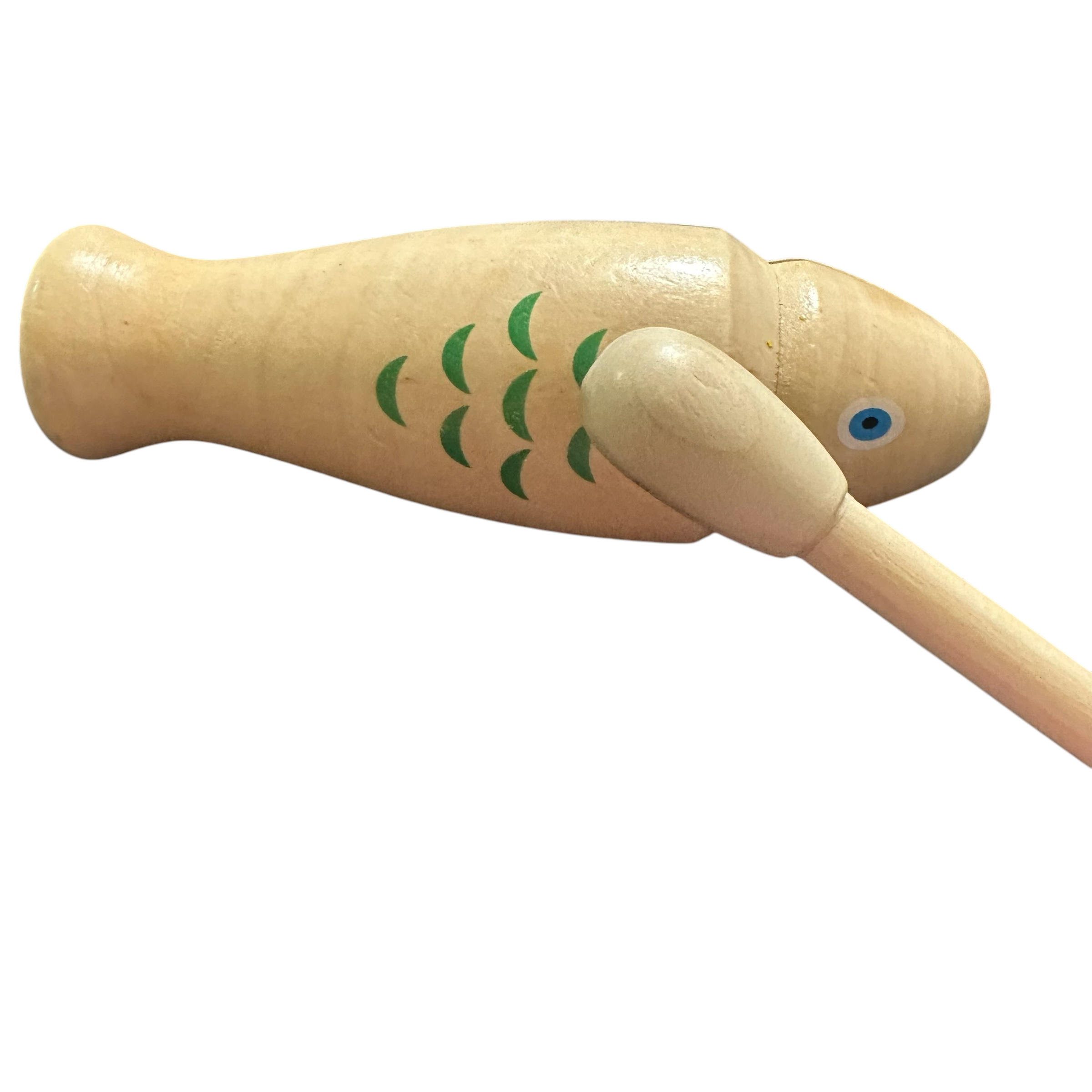 Wooden Fish Guiro – Hand Percussion Instrument with Mallet