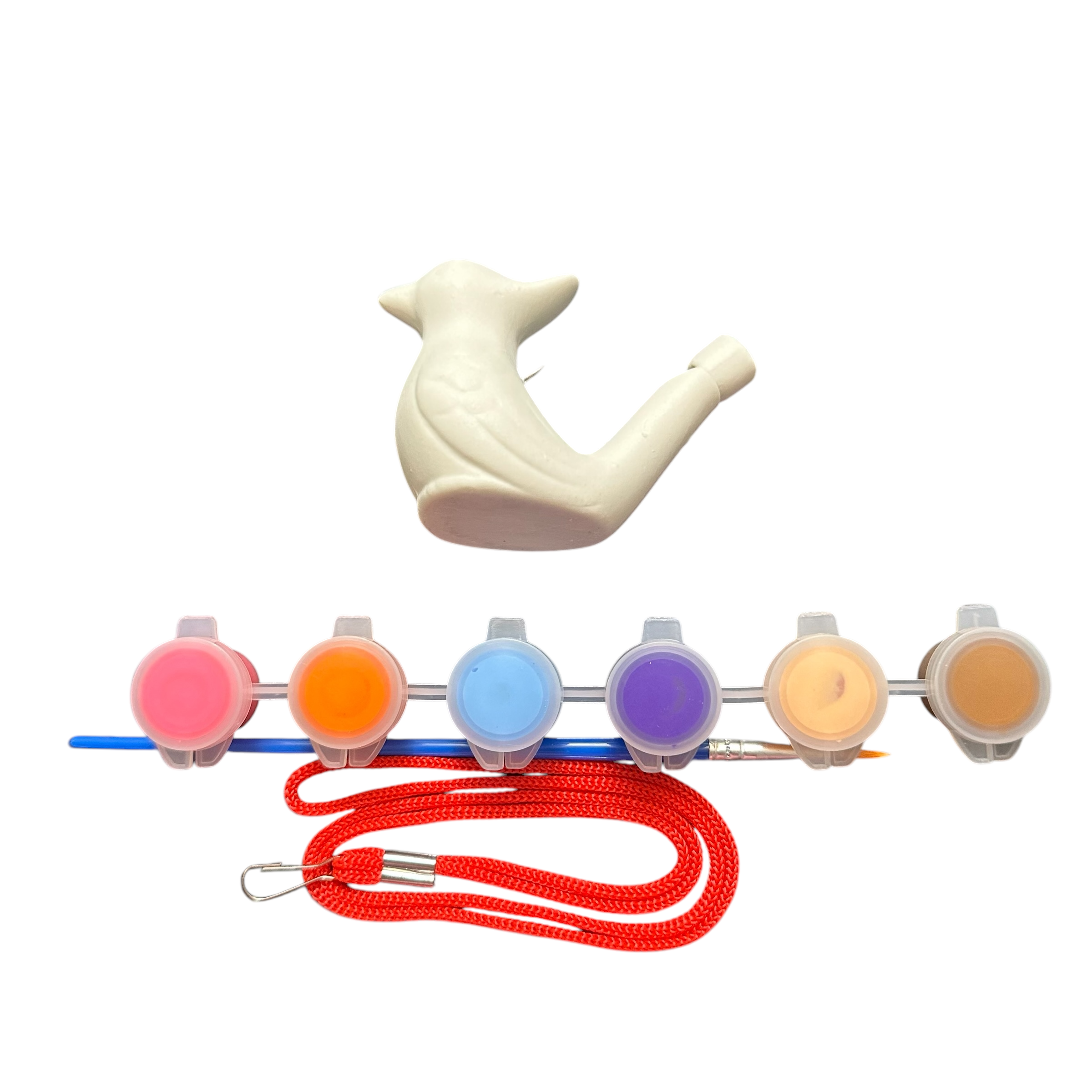 Paint-Your-Own Ceramic Bird Whistle Kit