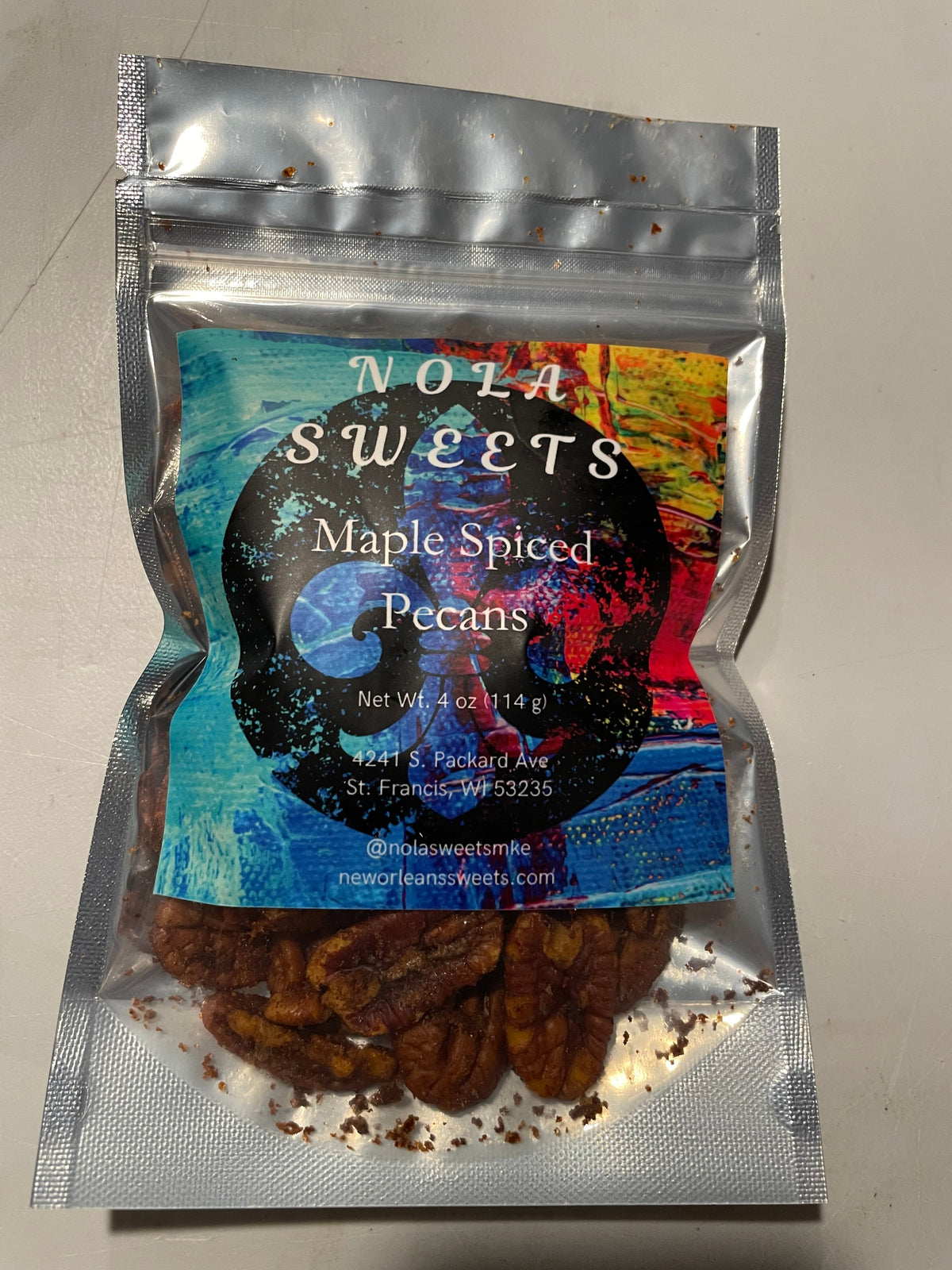 Maple Spiced Pecans