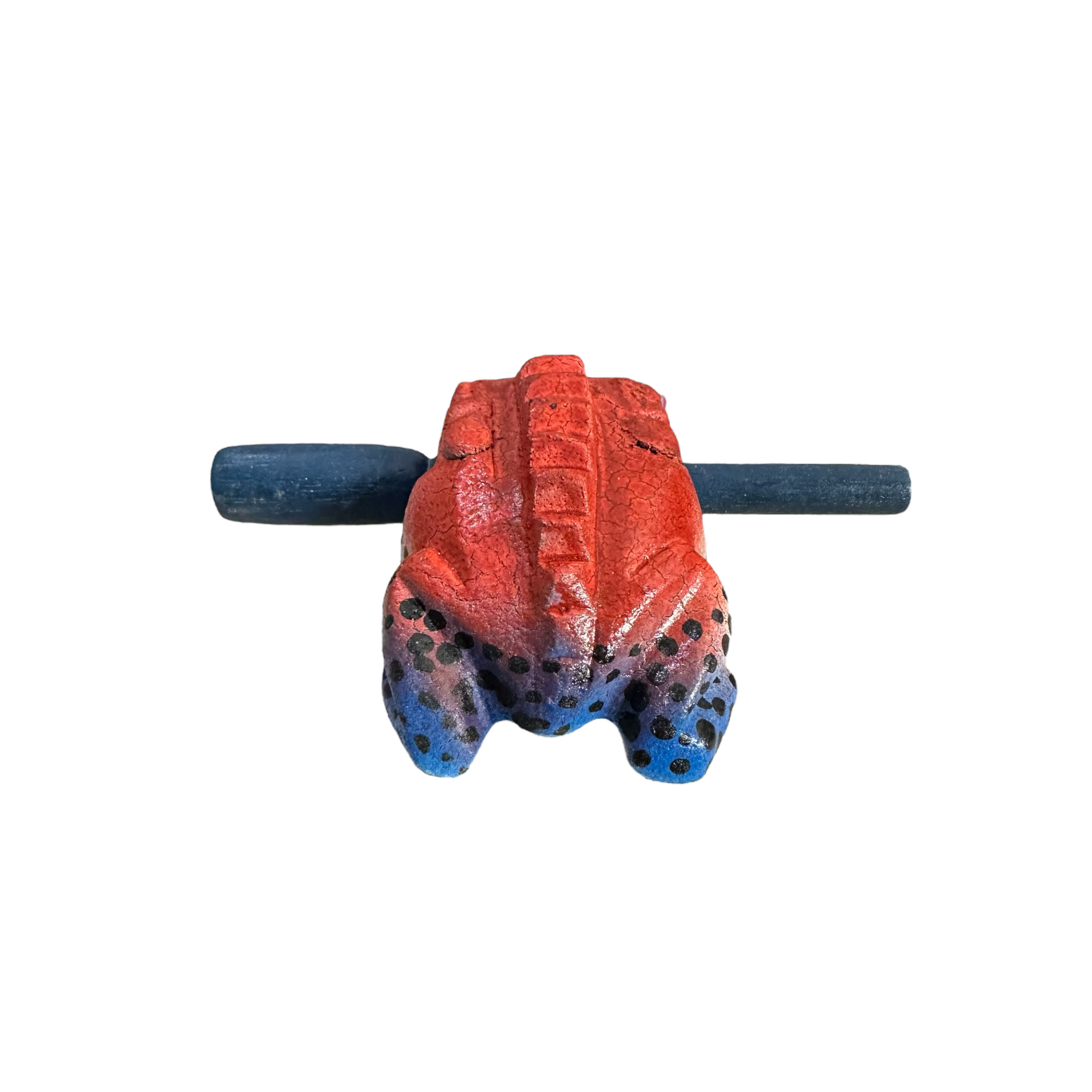 2" Red Dart  Frog Musical Frog Percussion Instrument