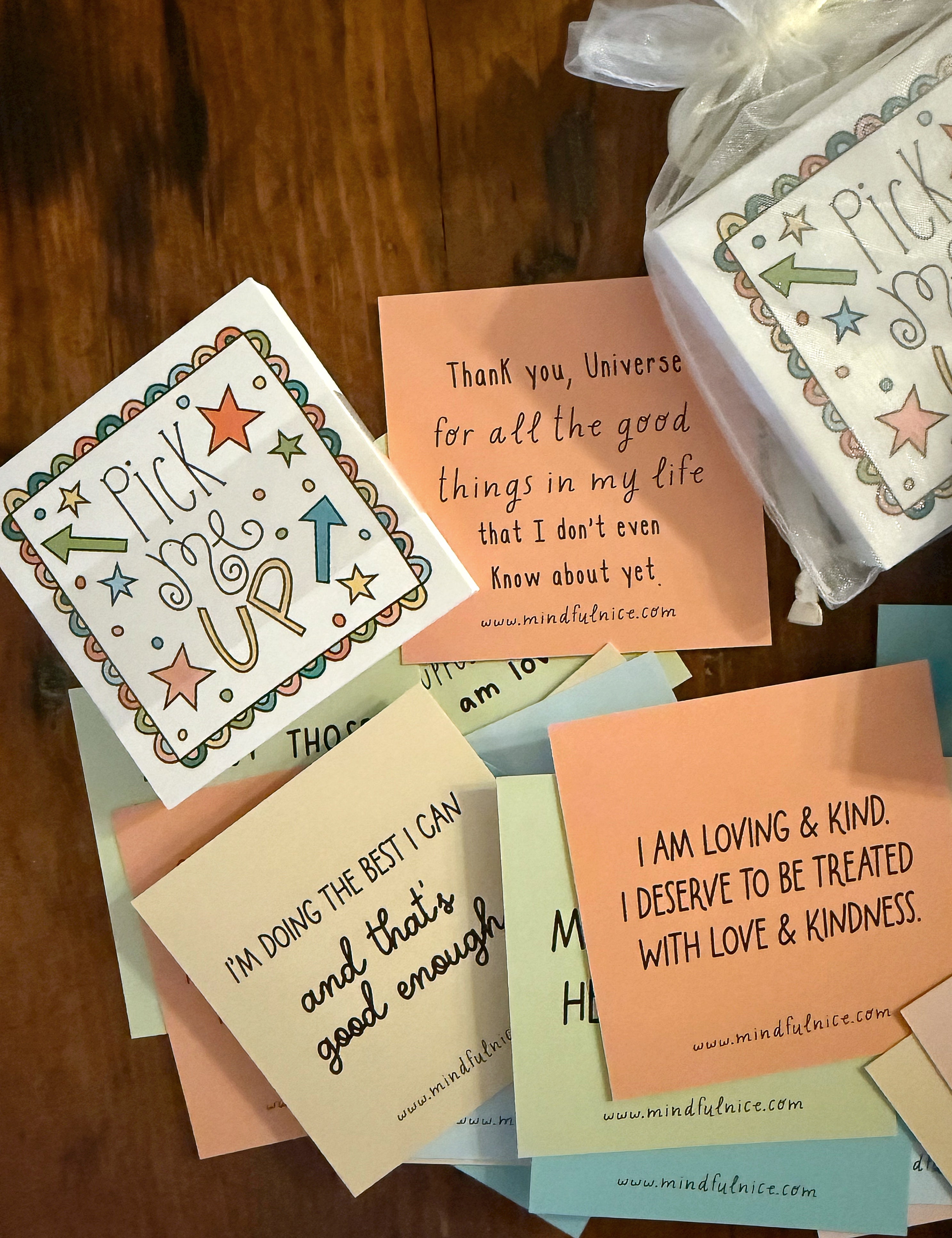 Pick Me Up original daily affirmation card pack