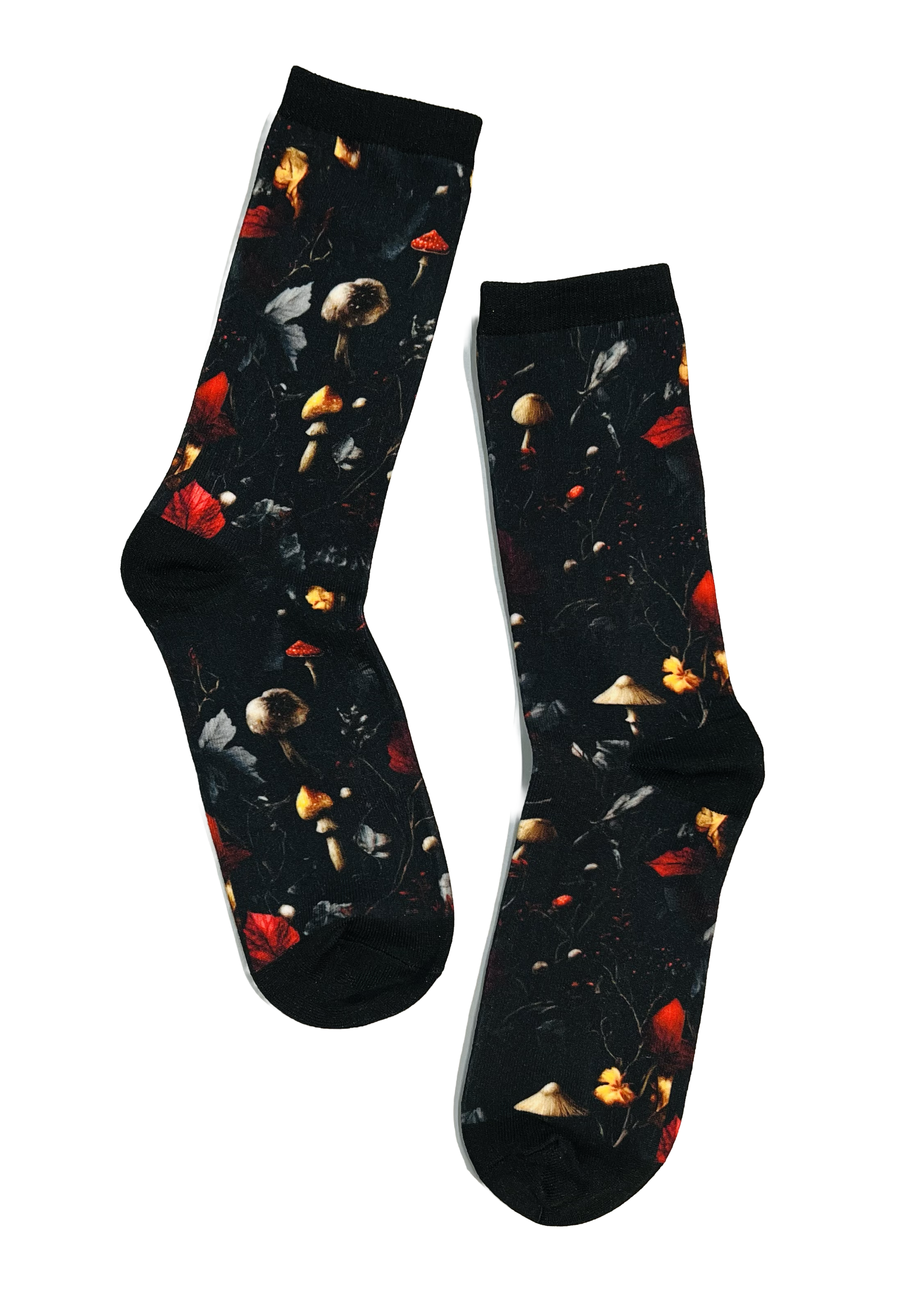 Novelty Socks - Midnight Mushrooms
