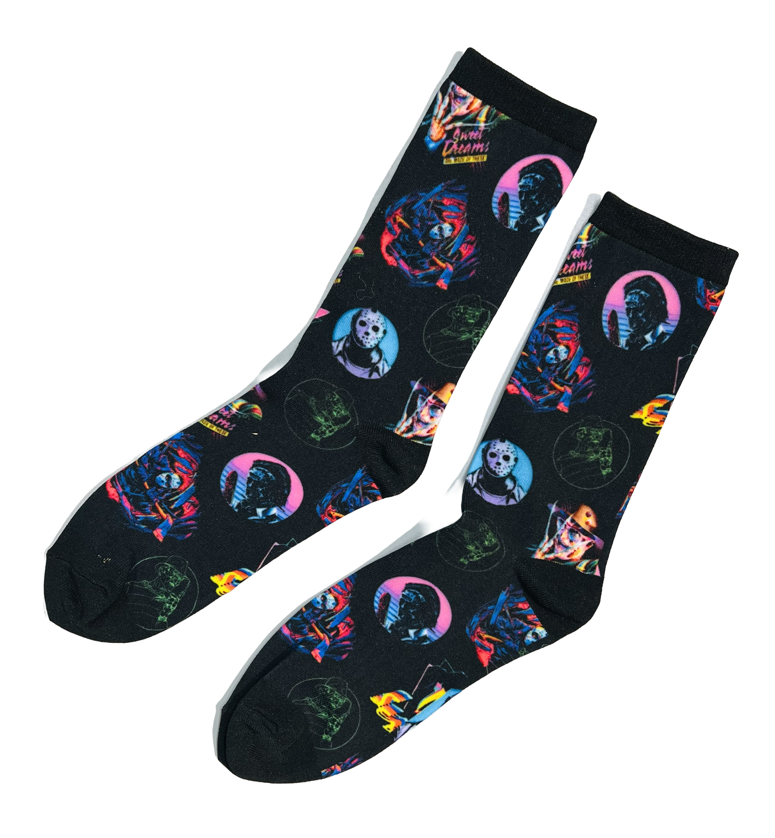 Novelty Socks - 80's Horror