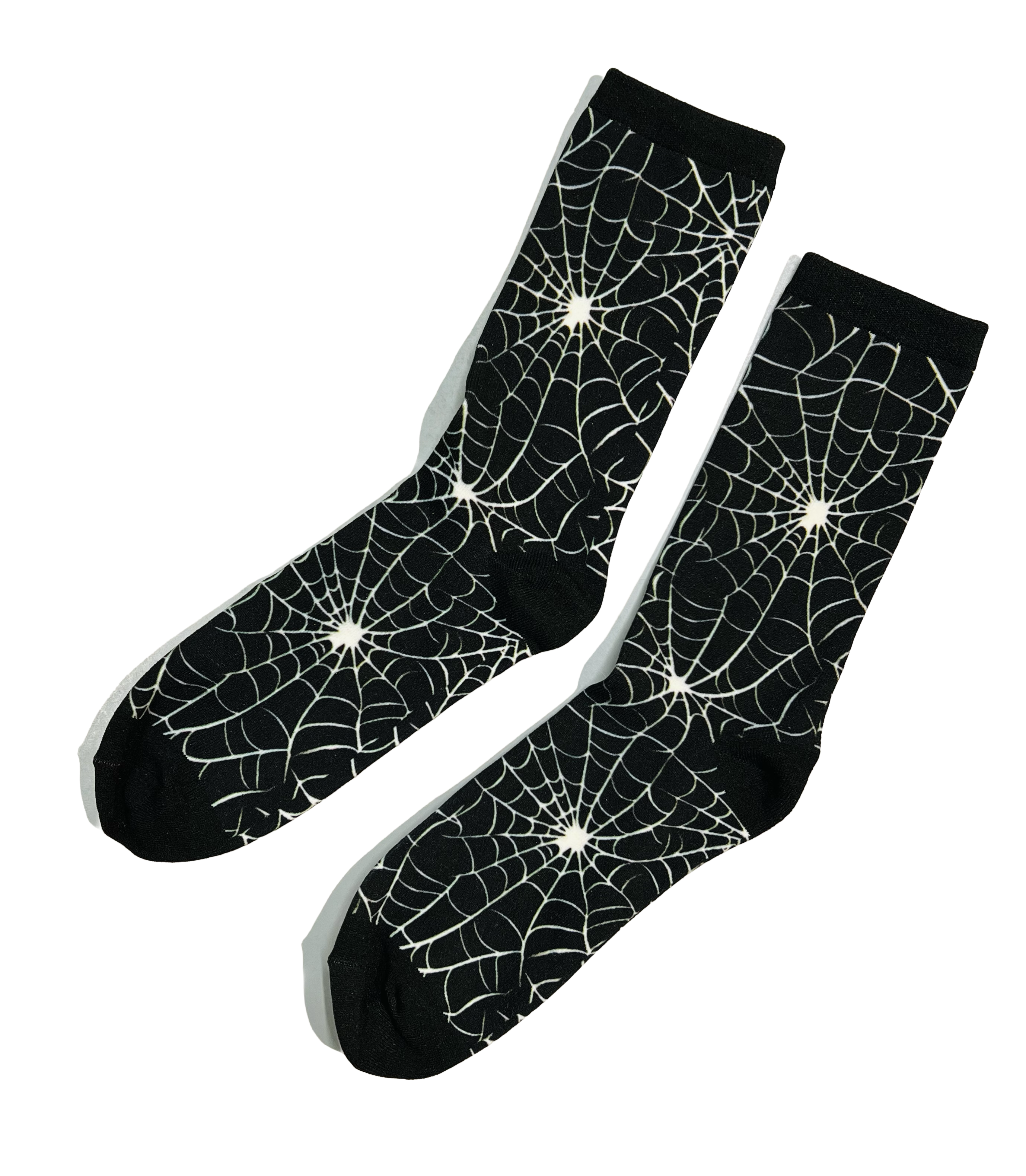 Novelty Socks - B/W Spider Webs