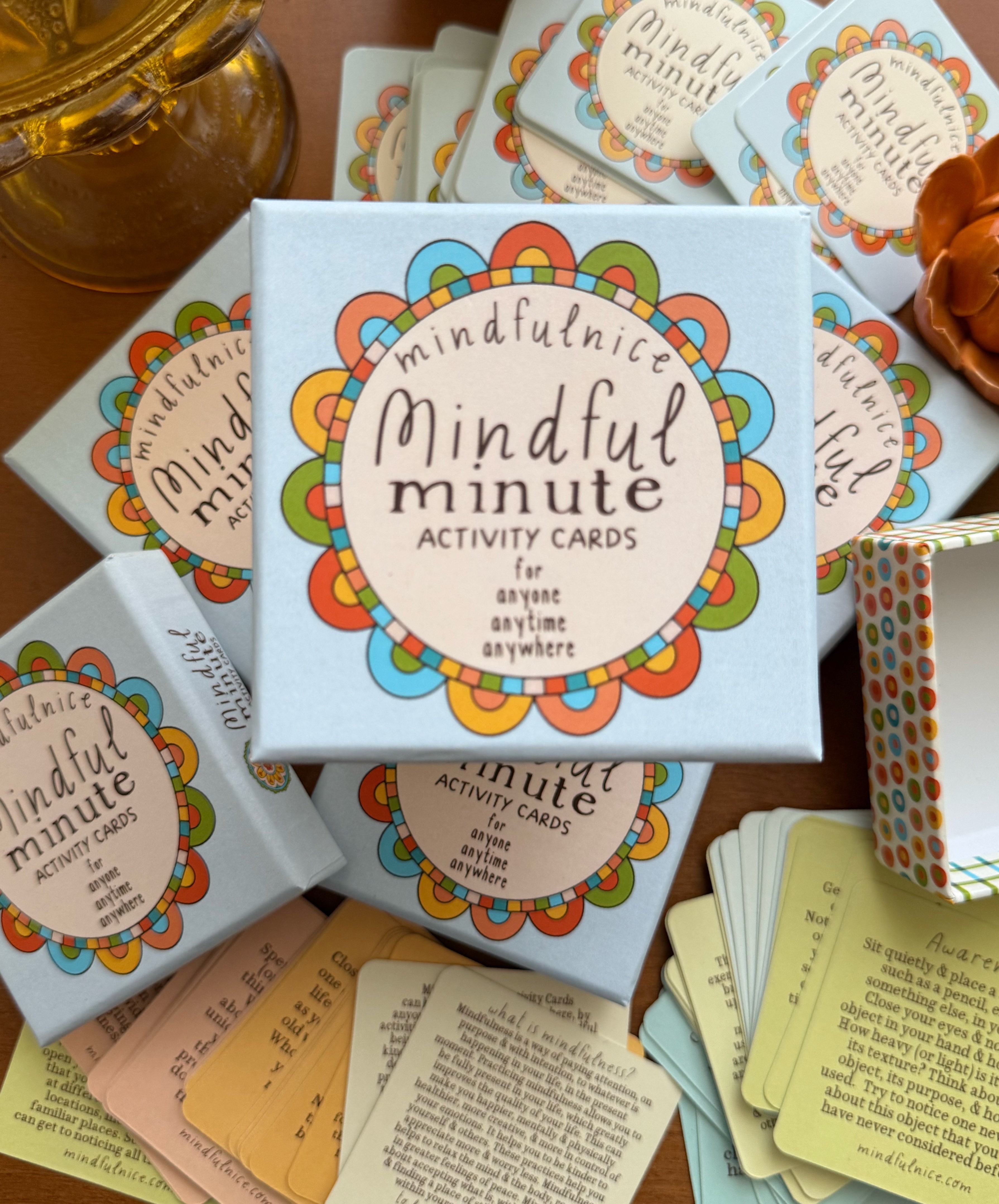 Mindful Minute Activity Cards - Fun Mindfulness Activities for Children, Adults, Families, and Teachers