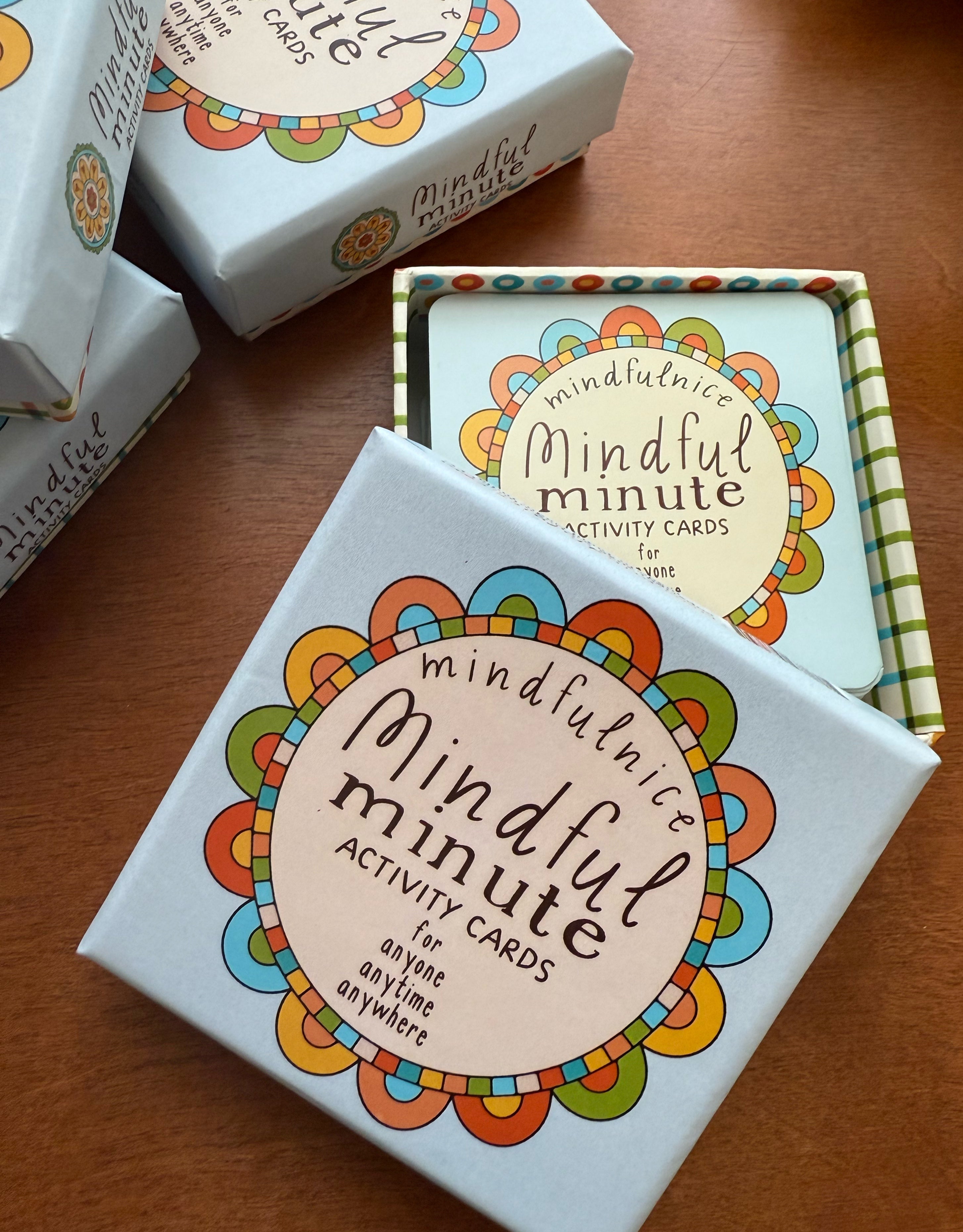 Mindful Minute Activity Cards - Fun Mindfulness Activities for Children, Adults, Families, and Teachers