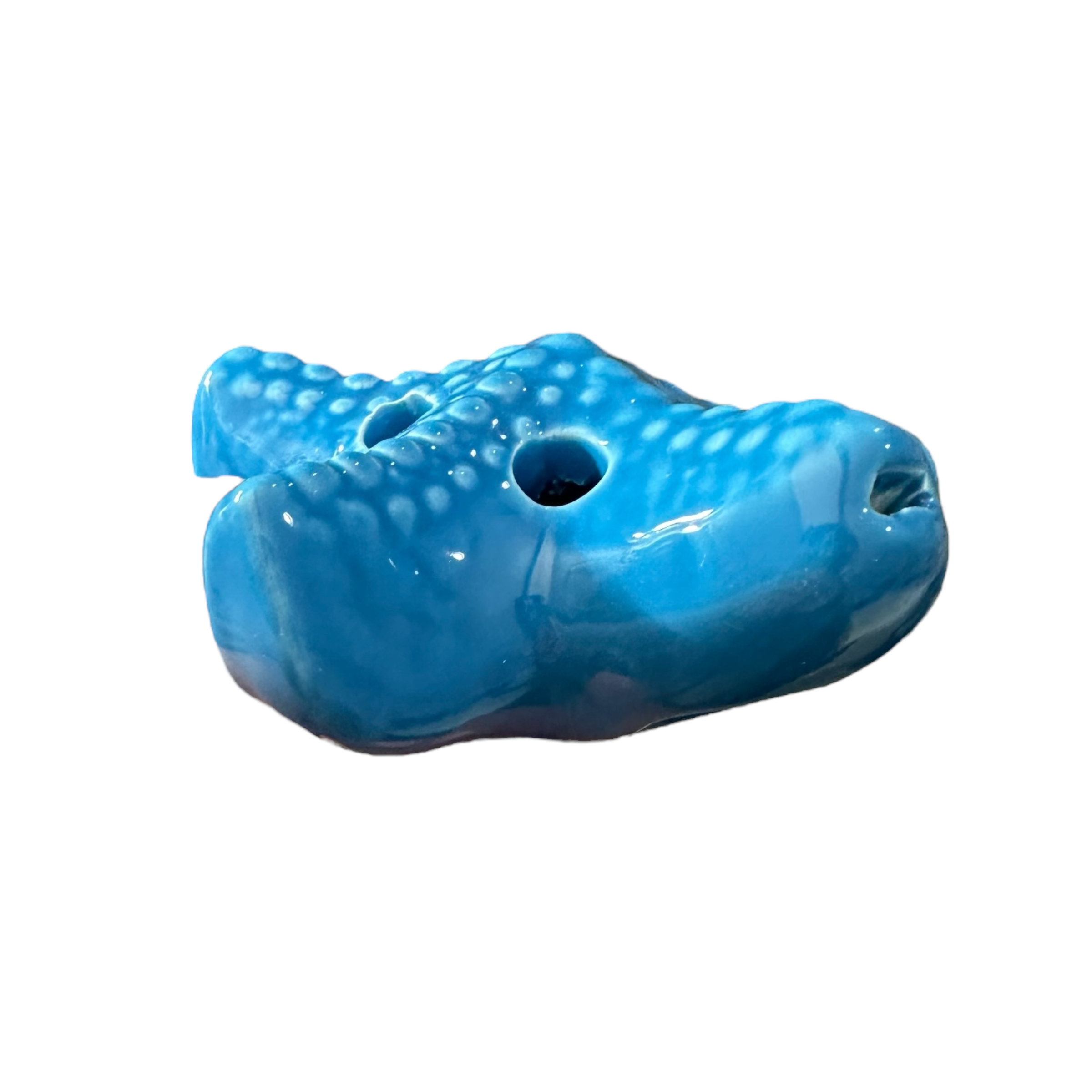 Ceramic Starfish Ocarina Blue
